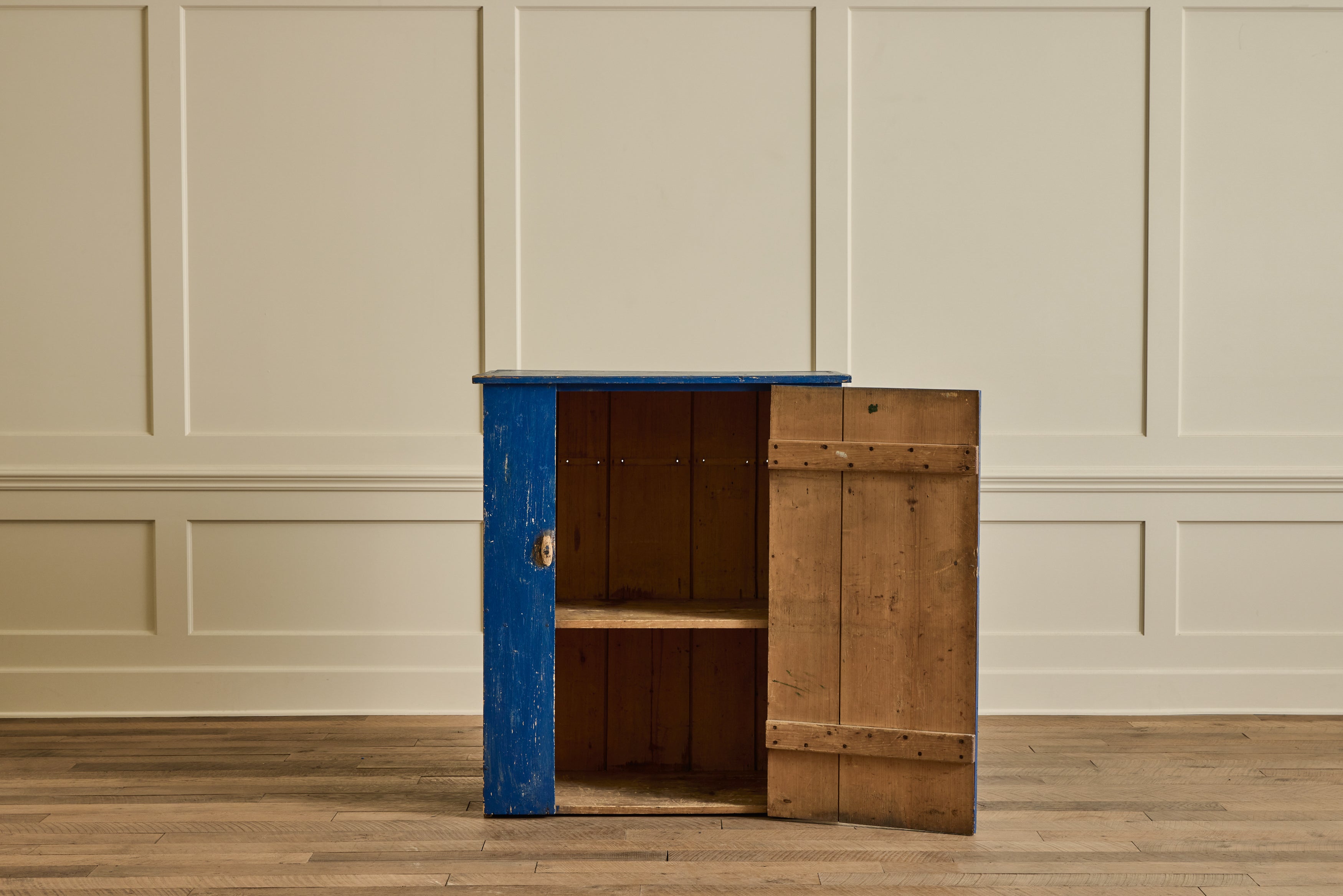 Nicky Kehoe - Blue Painted Jelly Cupboard