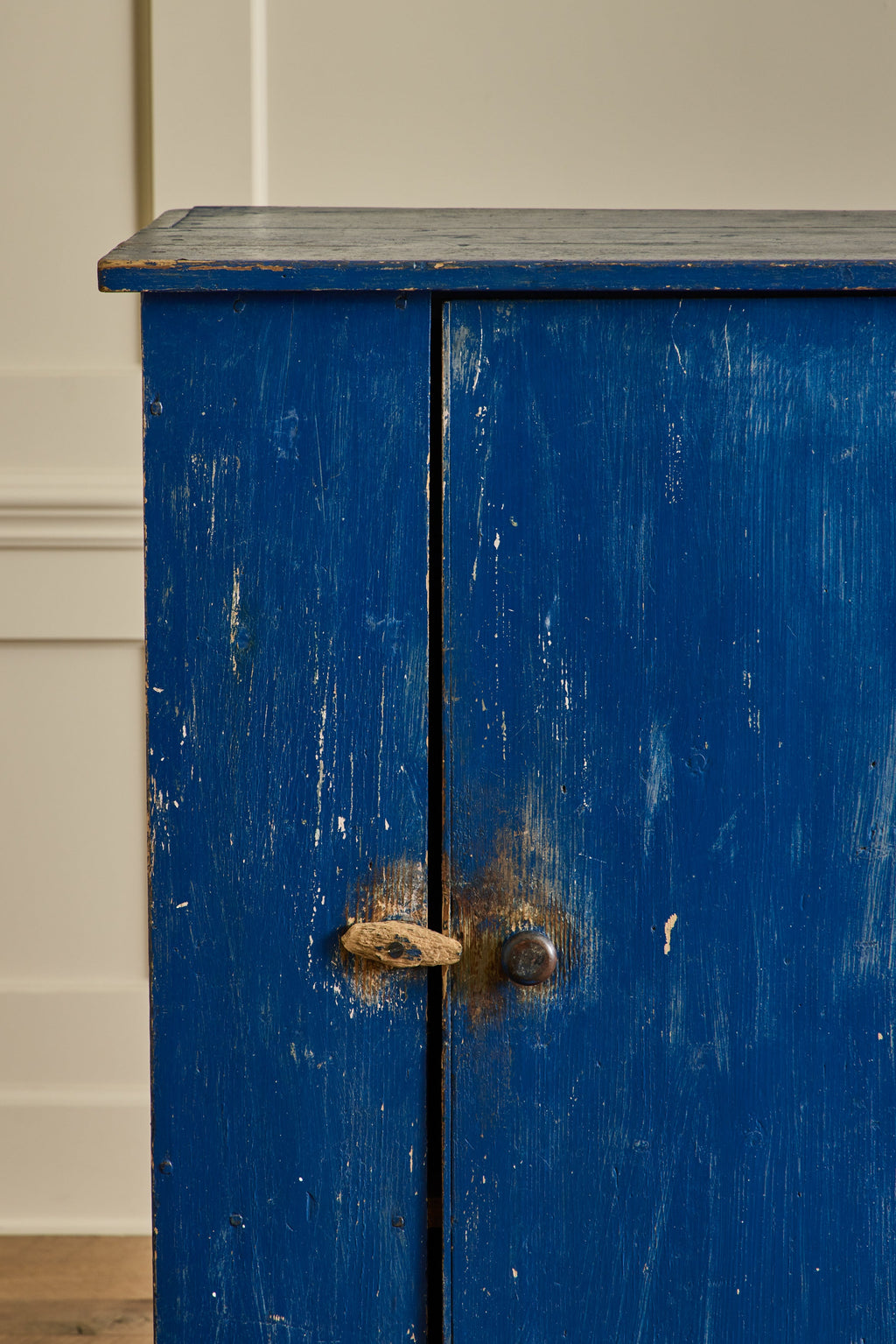 Nicky Kehoe - Blue Painted Jelly Cupboard