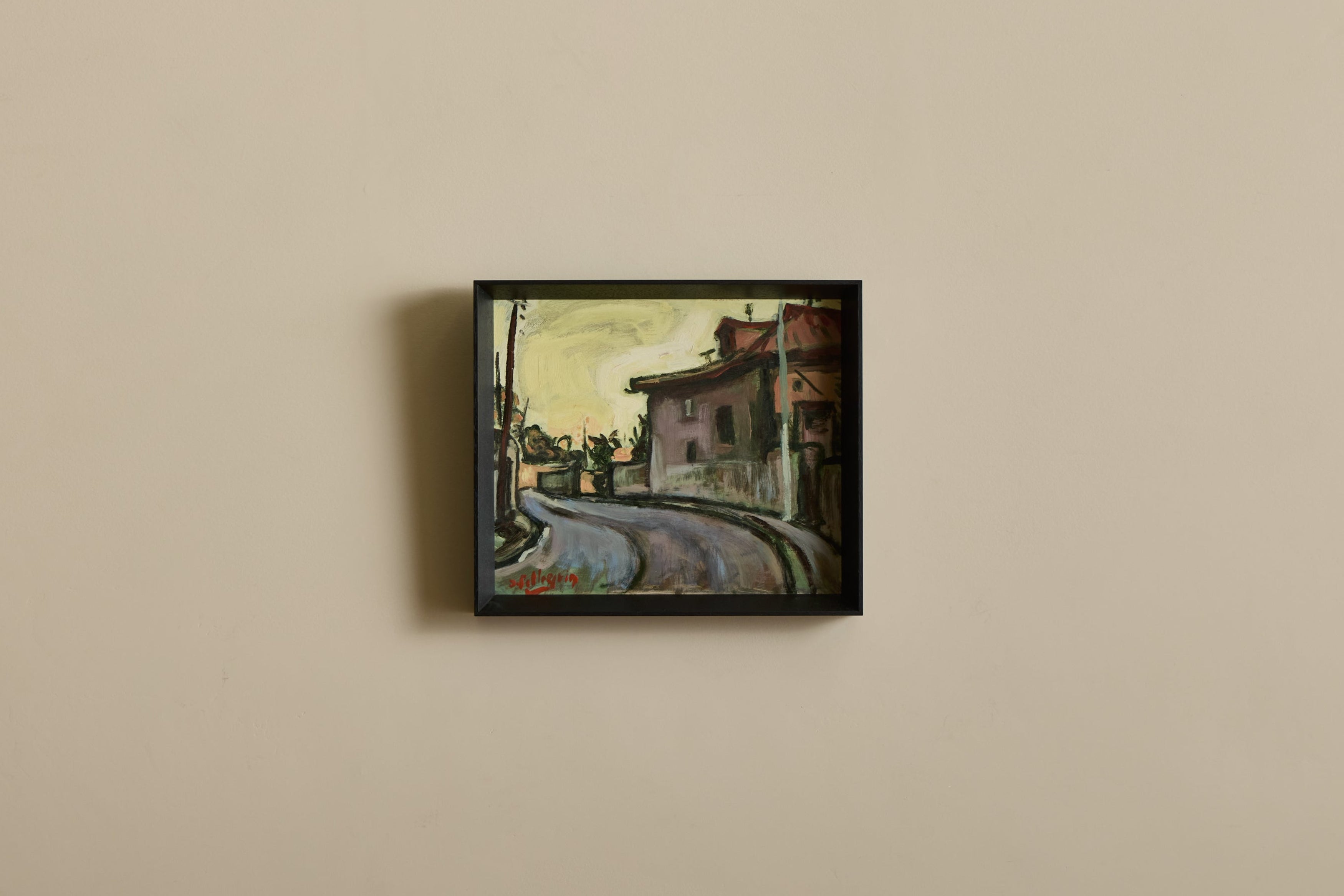 Nicky Kehoe - French Village Road Painting