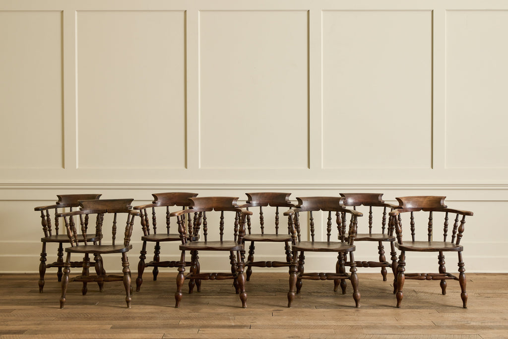Nicky Kehoe - Set of 8 Barrel Back Chairs