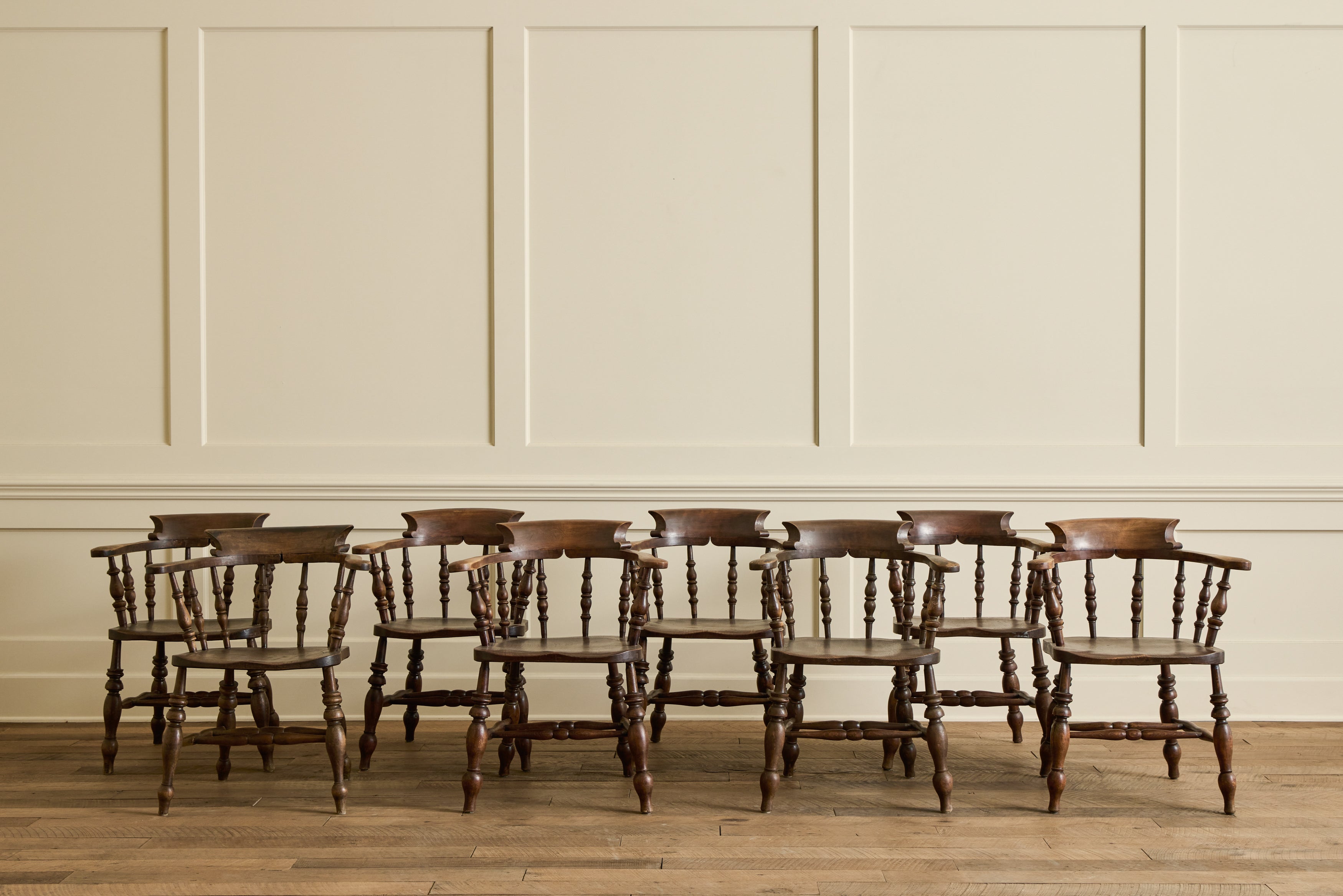 Nicky Kehoe - Set of 8 Barrel Back Chairs