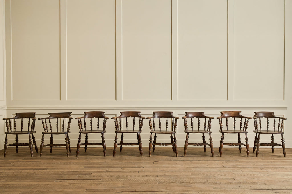 Nicky Kehoe - Set of 8 Barrel Back Chairs