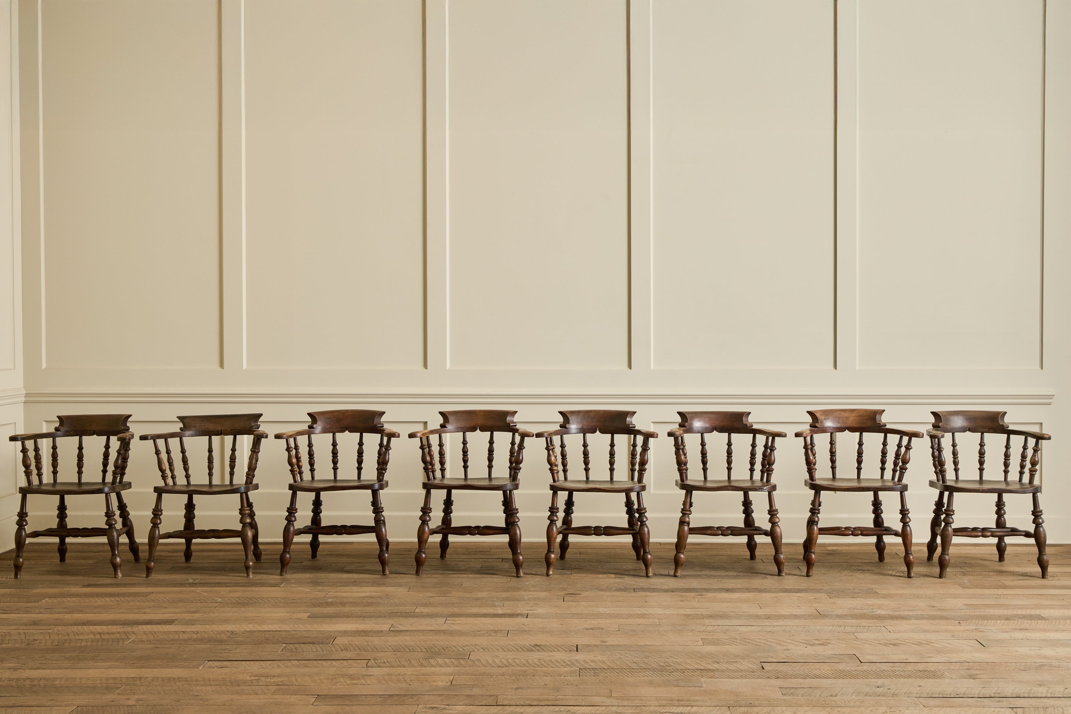 Nicky Kehoe - Set of 8 Barrel Back Chairs