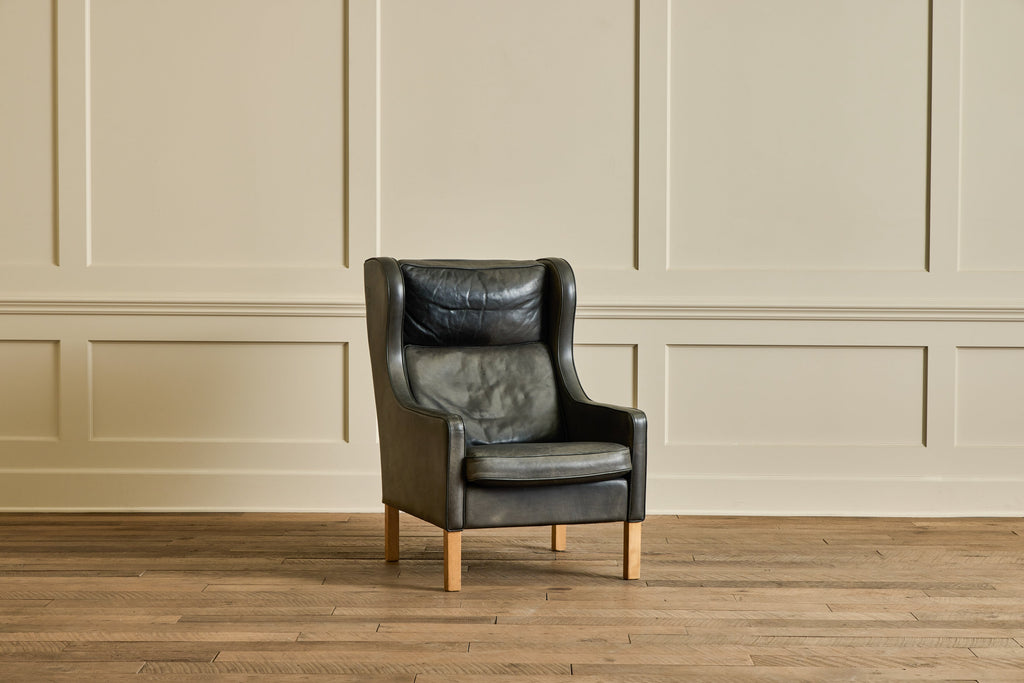 Nicky Kehoe - Mogens Hansen Leather Wingback Chair