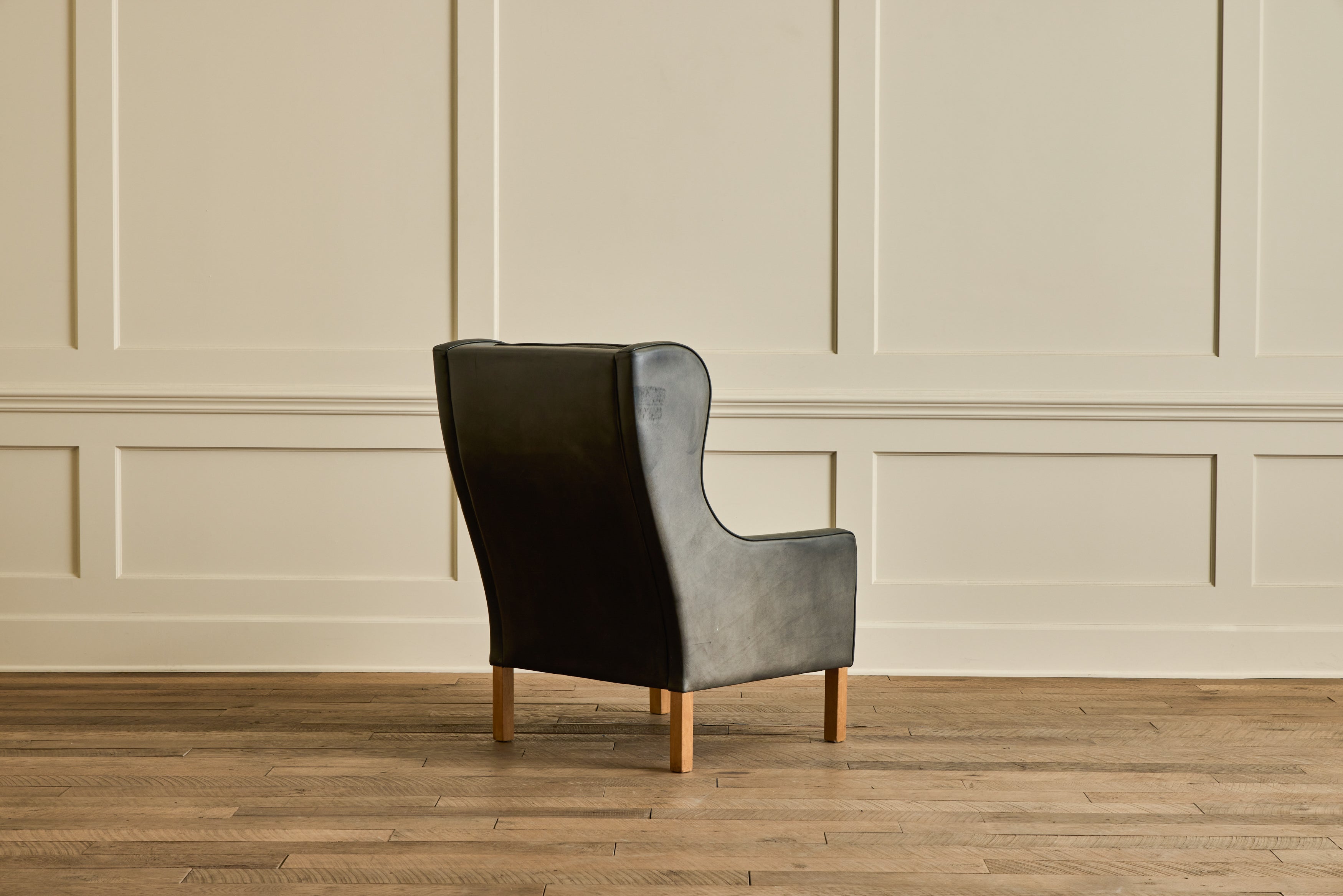 Nicky Kehoe - Mogens Hansen Leather Wingback Chair