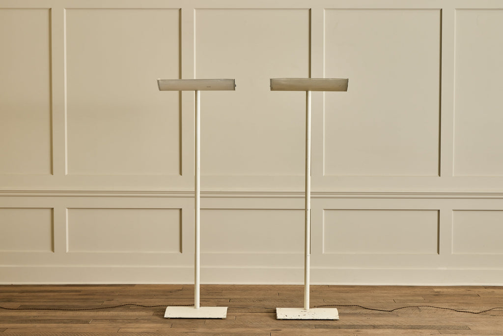Nicky Kehoe - 1980s White Metal Floor Lamp