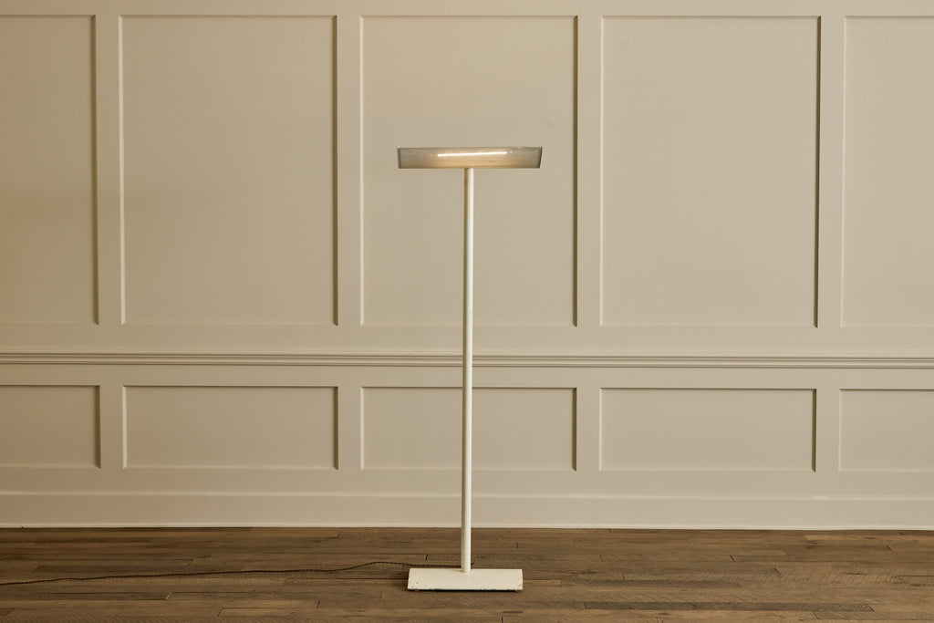 Nicky Kehoe - 1980s White Metal Floor Lamp