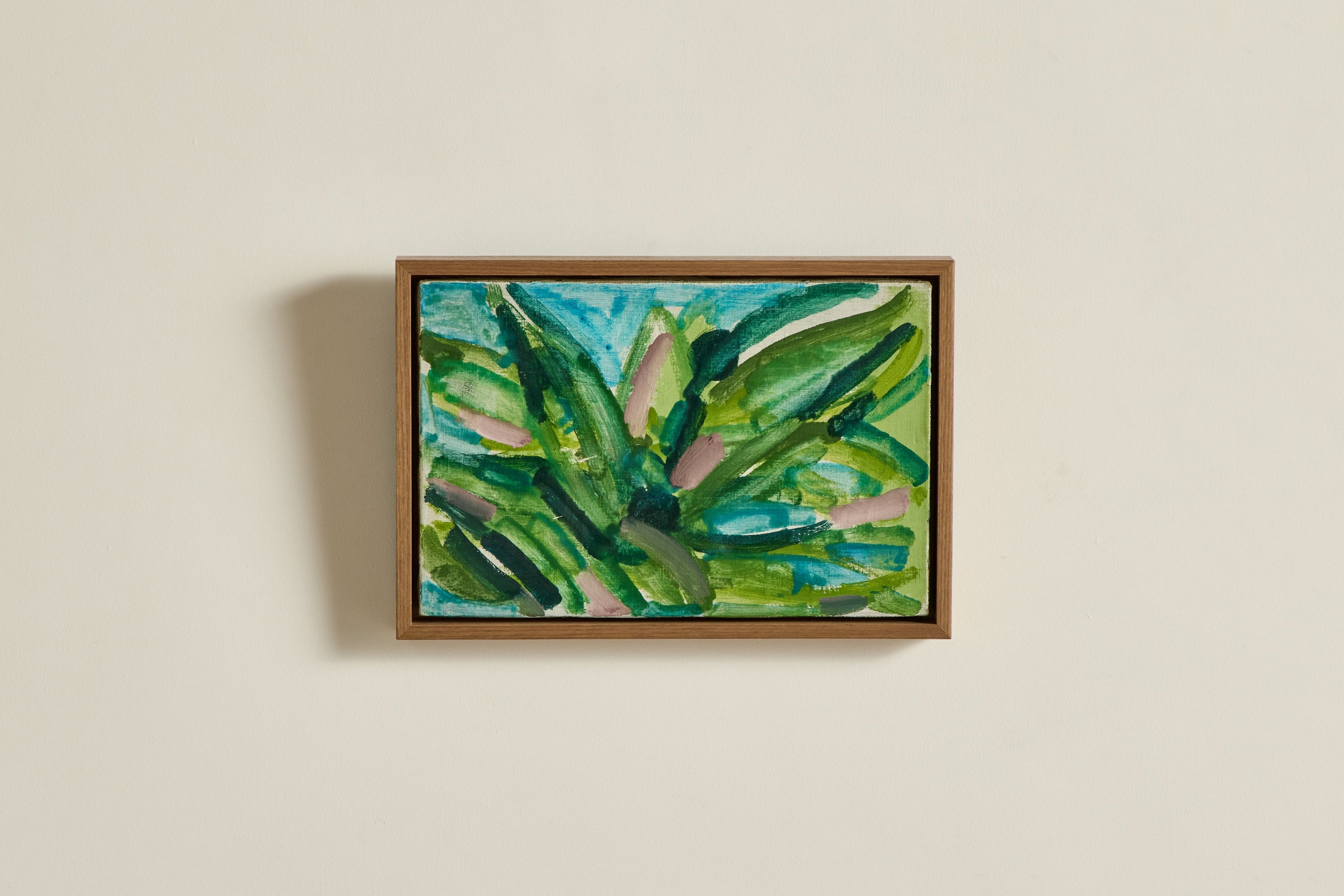 Nicky Kehoe - Abstract Leaf Oil Painting