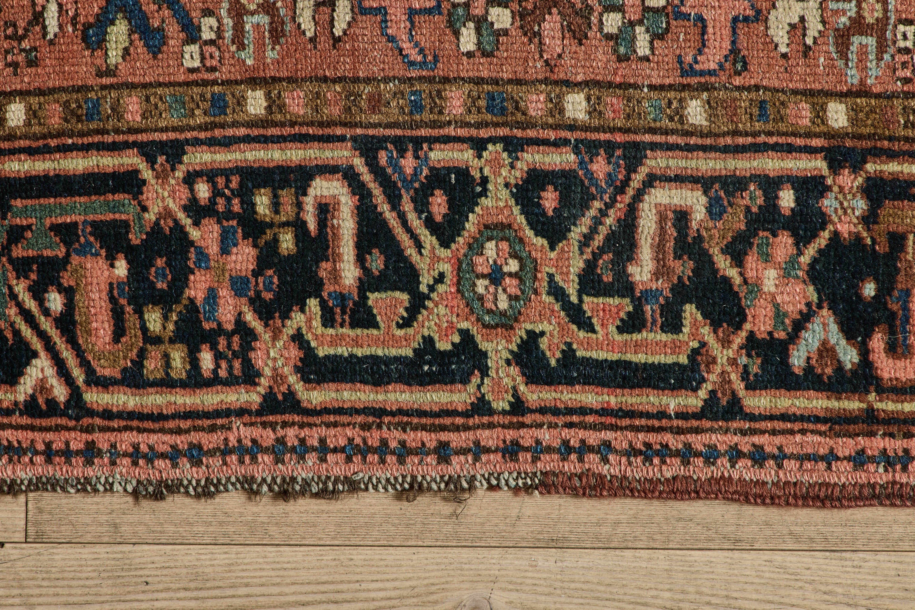 Nicky Kehoe - Pink Heriz Throw Rug 3’4 X 4’2