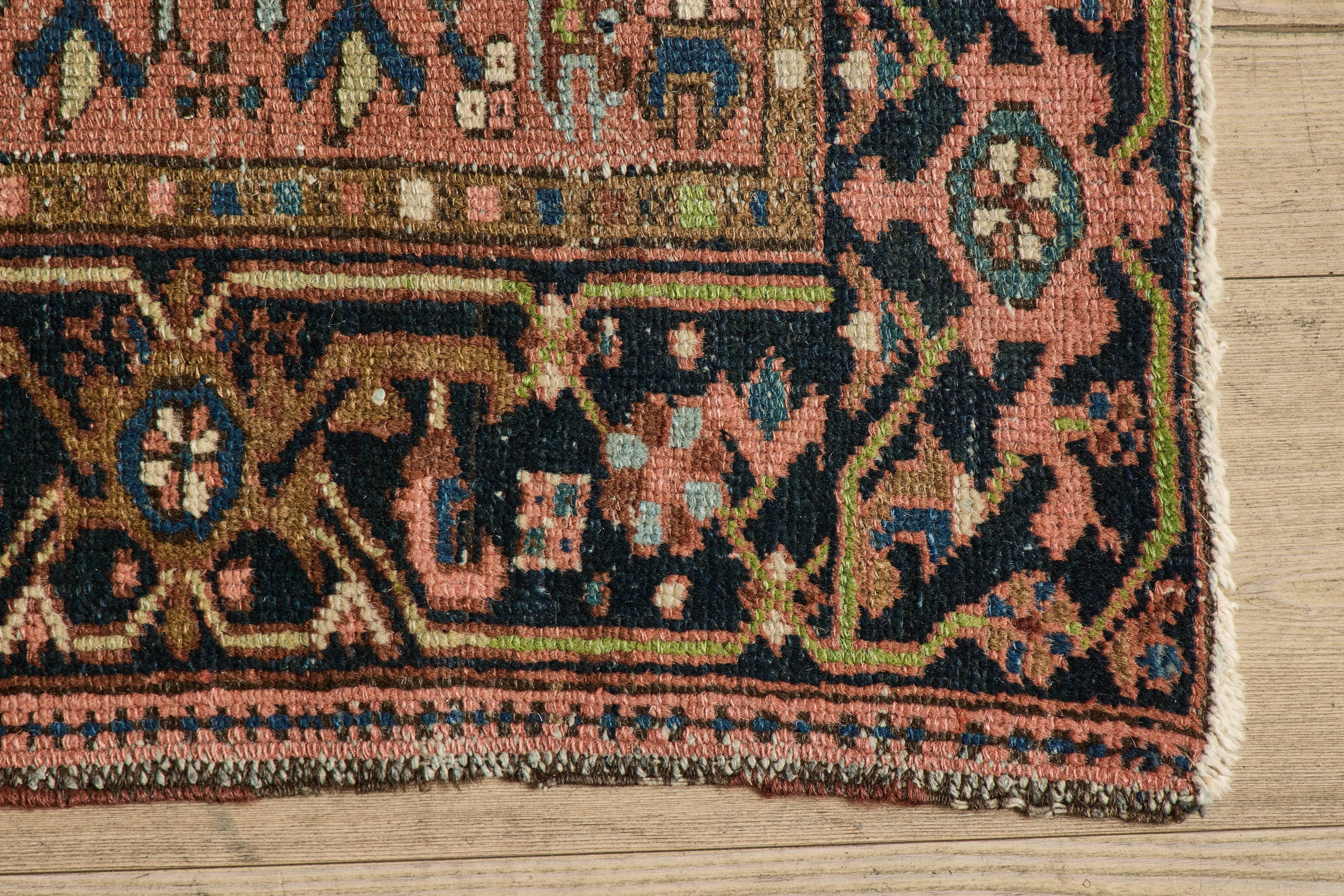 Nicky Kehoe - Pink Heriz Throw Rug 3’4 X 4’2