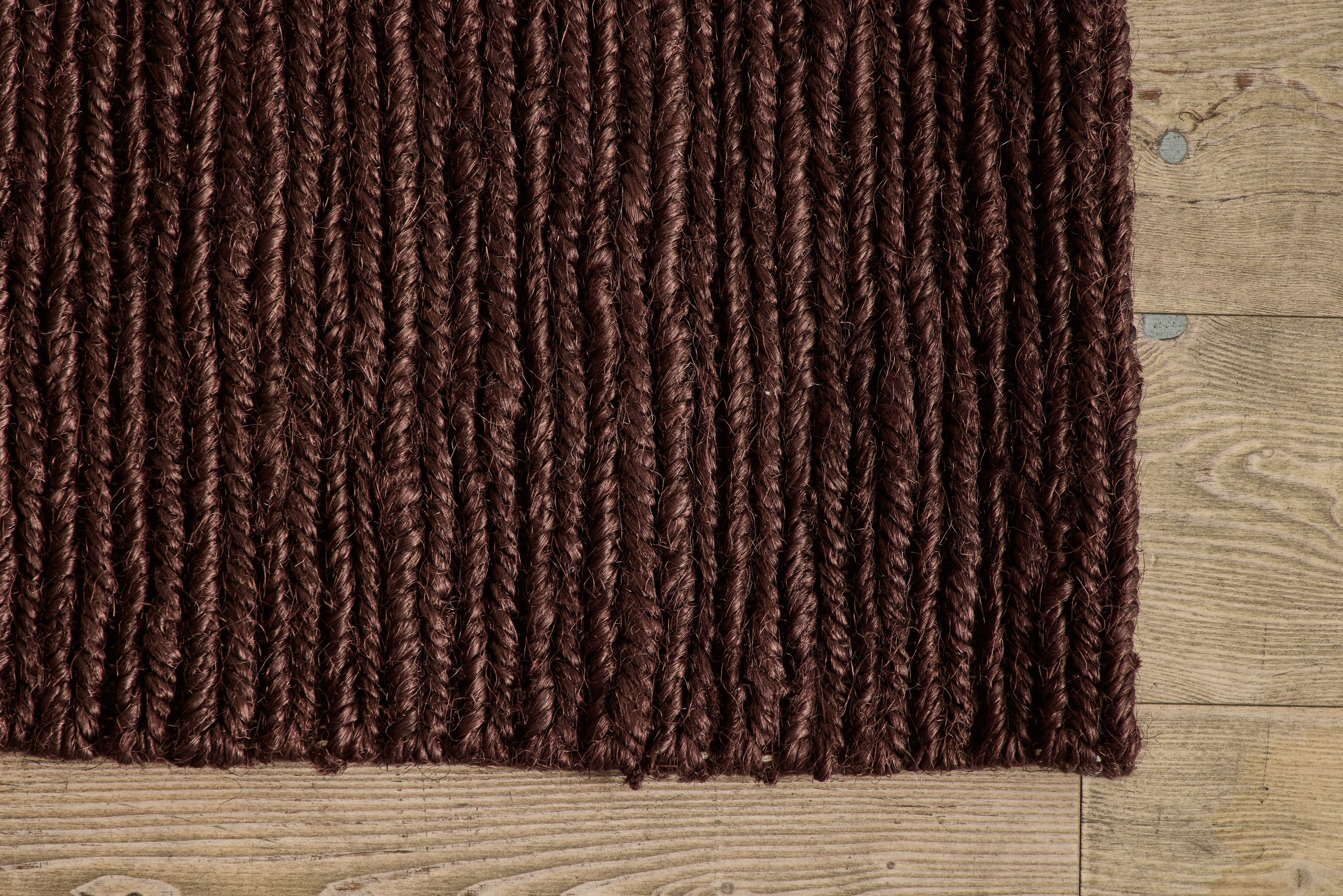 Nicky Kehoe - French Braid Welcome Mats in Cocoa (Multiple Sizes)