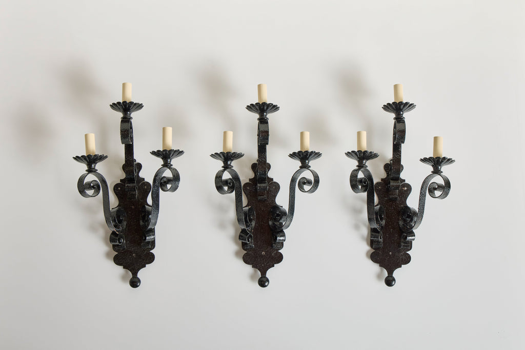 Nicky Kehoe - Scroll Iron Sconce