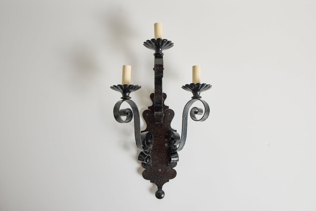 Nicky Kehoe - Scroll Iron Sconce