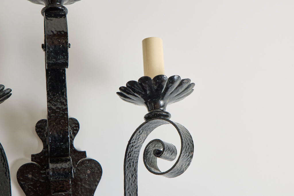 Nicky Kehoe - Scroll Iron Sconce