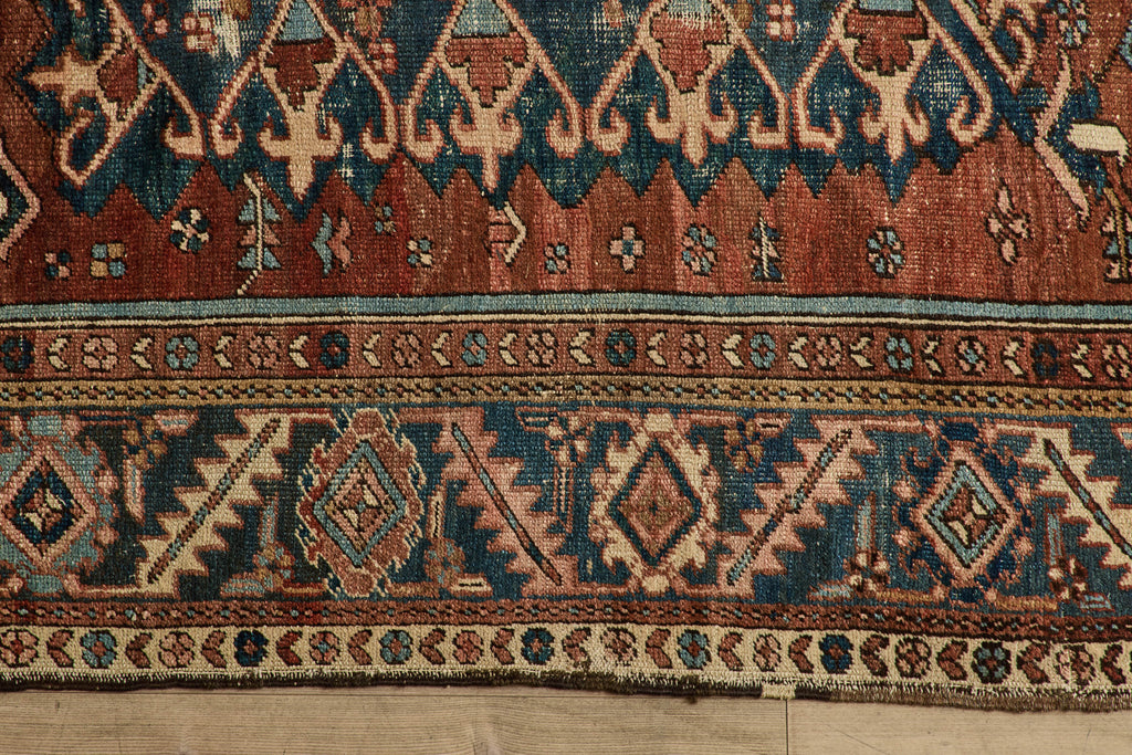 Nicky Kehoe - Blush & Blue Serapi Rug 9’ x 12’ 1”