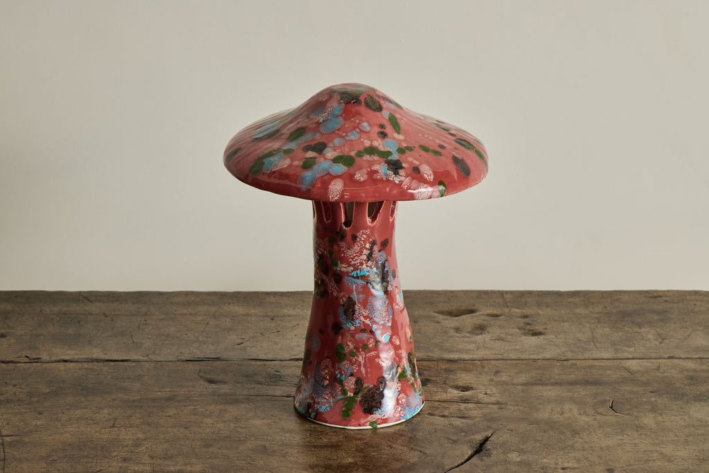Nicky Kehoe - Shroom Lamp, Speckled Pink