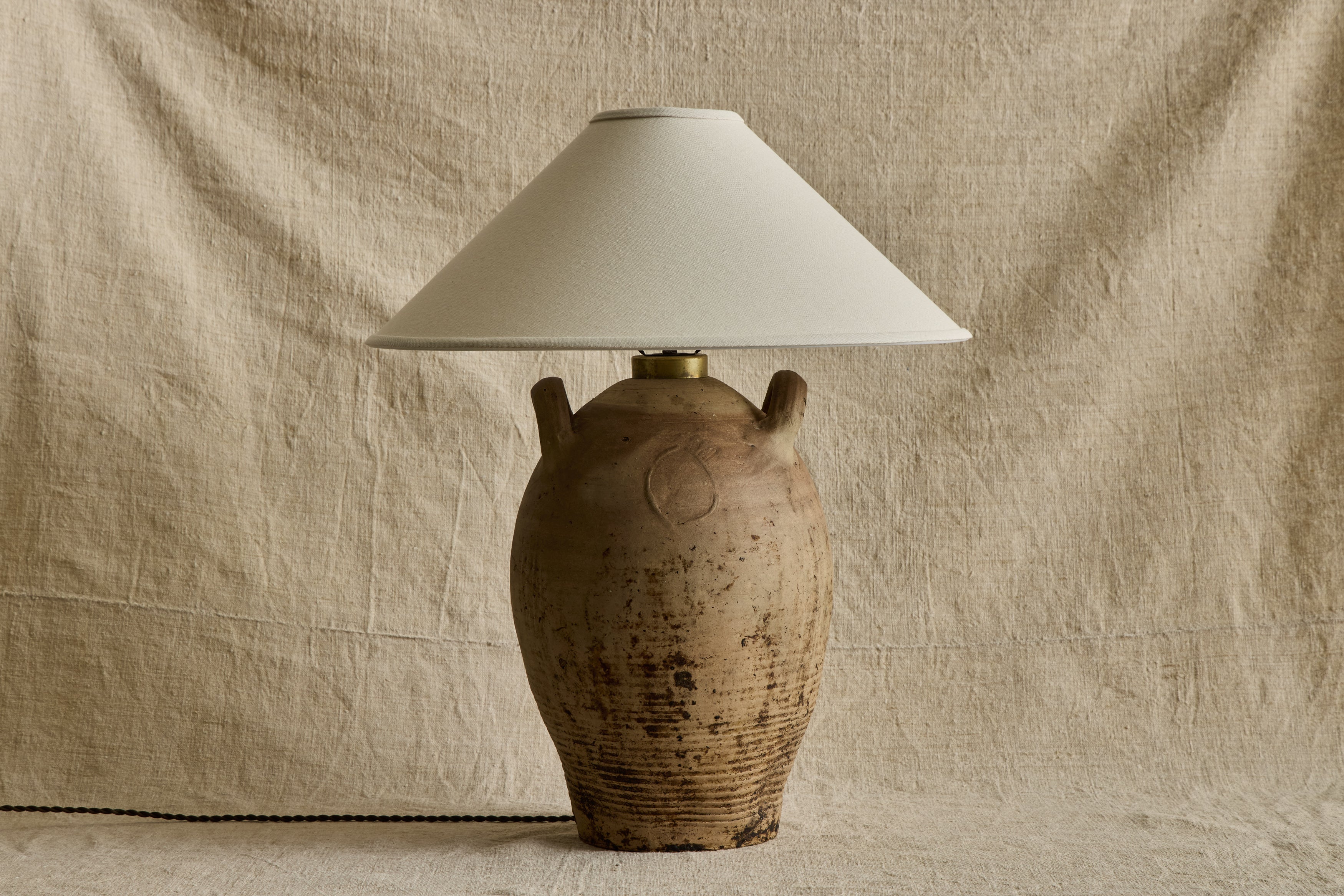 Nicky Kehoe - VTG FRENCH STONEWARE JUG LAMP NO. 16