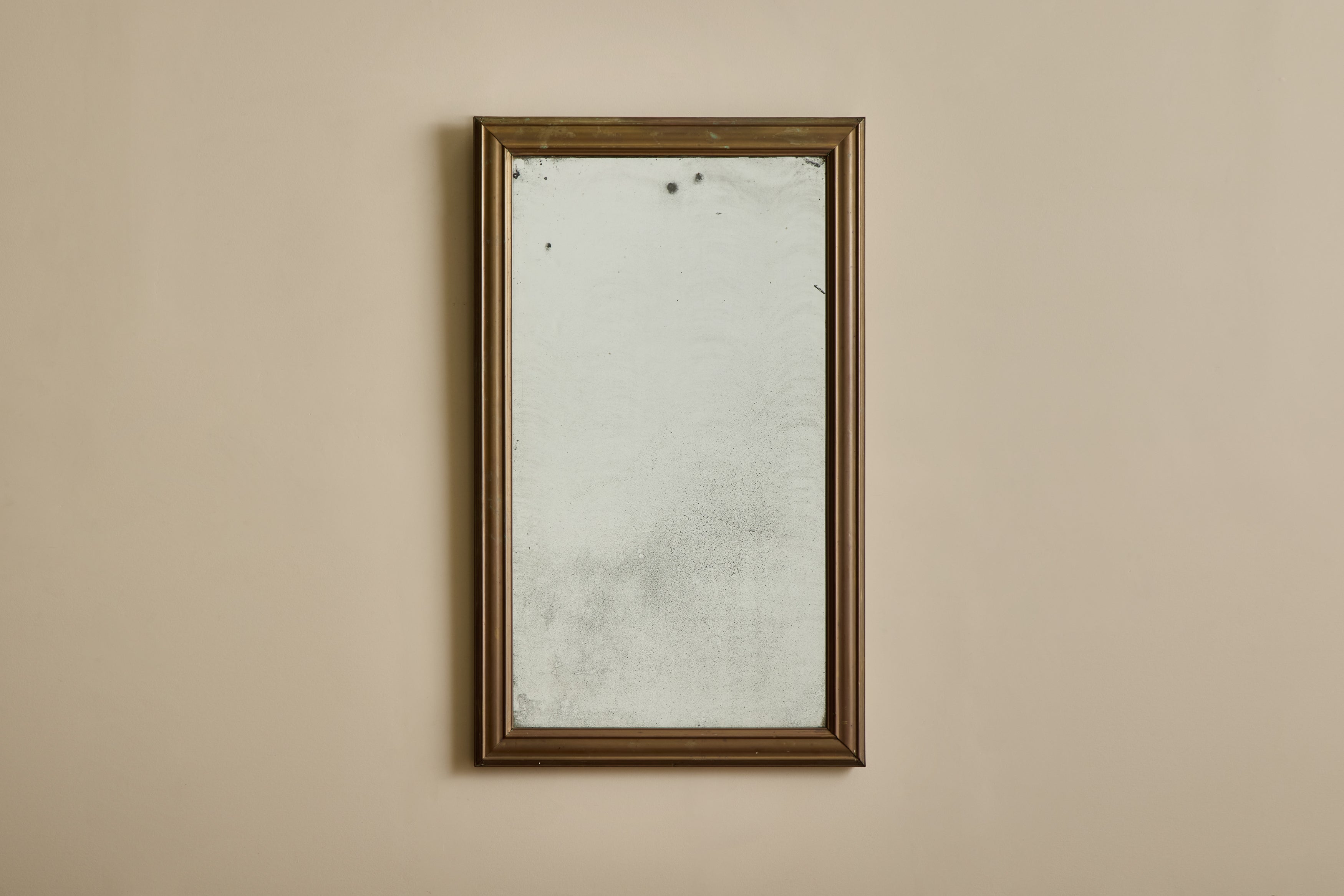 Nicky Kehoe - VTG BRASS BISTRO MIRROR 54"