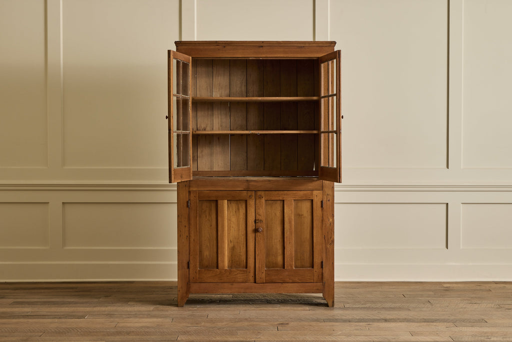 Nicky Kehoe - Walnut Glass Door Hutch