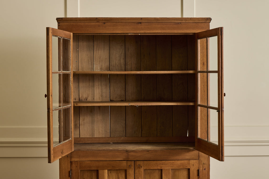Nicky Kehoe - Walnut Glass Door Hutch
