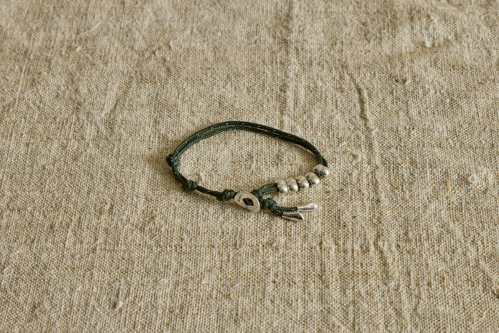 Nicky Kehoe - Abacus Single Wrap Bracelet In Green
