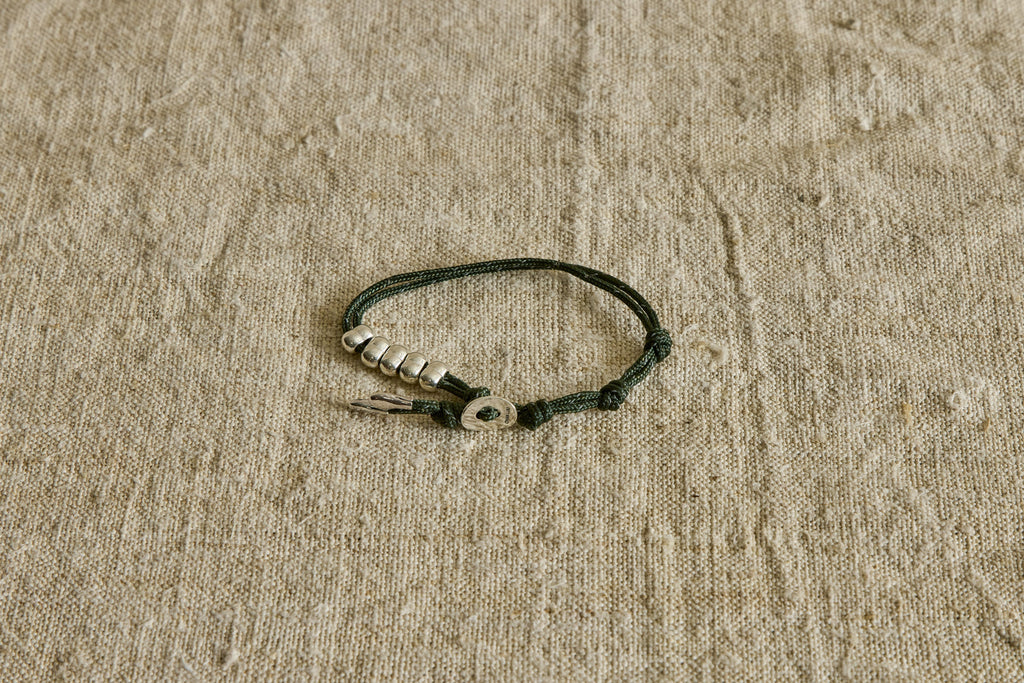 Nicky Kehoe - Abacus Single Wrap Bracelet In Green