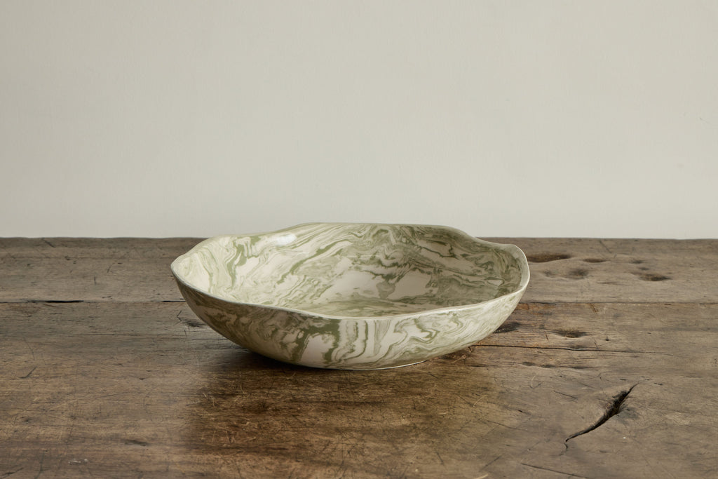 Nicky Kehoe - Vert Marbleized Salad Bowl