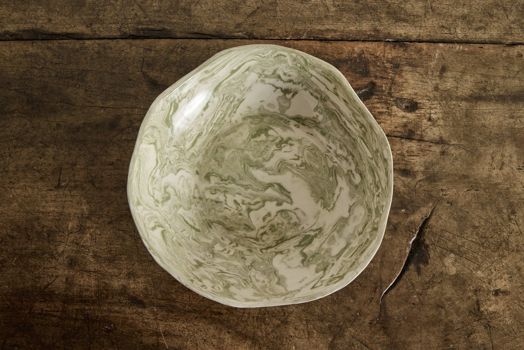 Nicky Kehoe - Vert Marbleized Salad Bowl