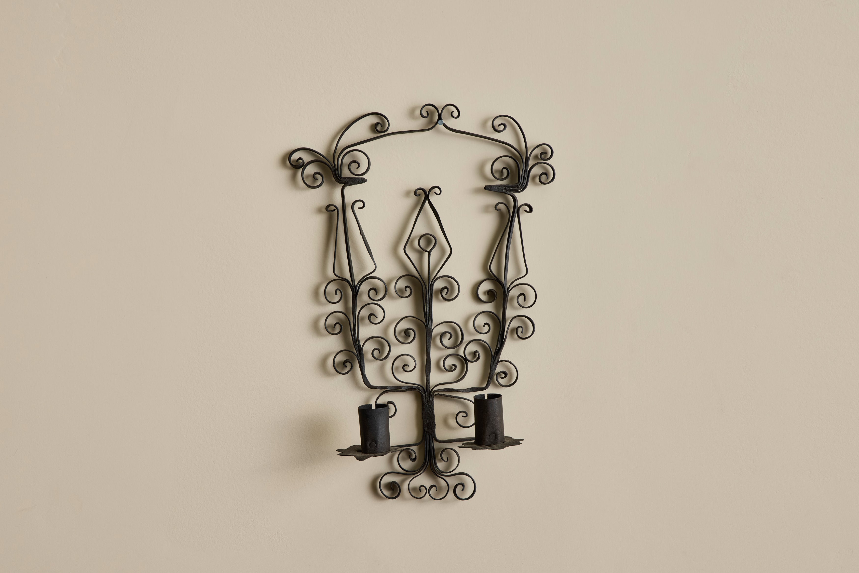 Nicky Kehoe - VTG FRENCH IRON CANDLE SCONCE NO. 5
