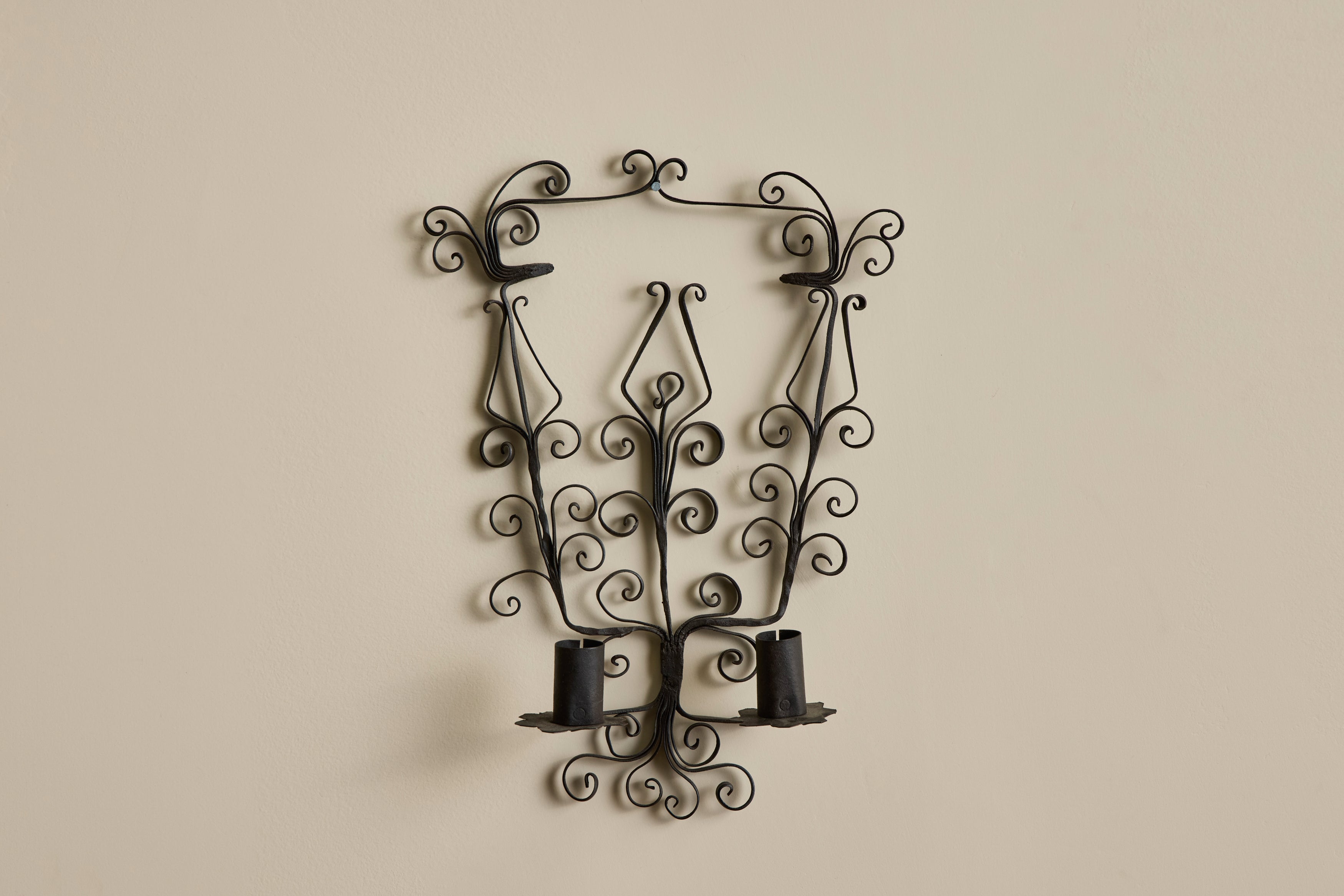 Nicky Kehoe - VTG FRENCH IRON CANDLE SCONCE NO. 6