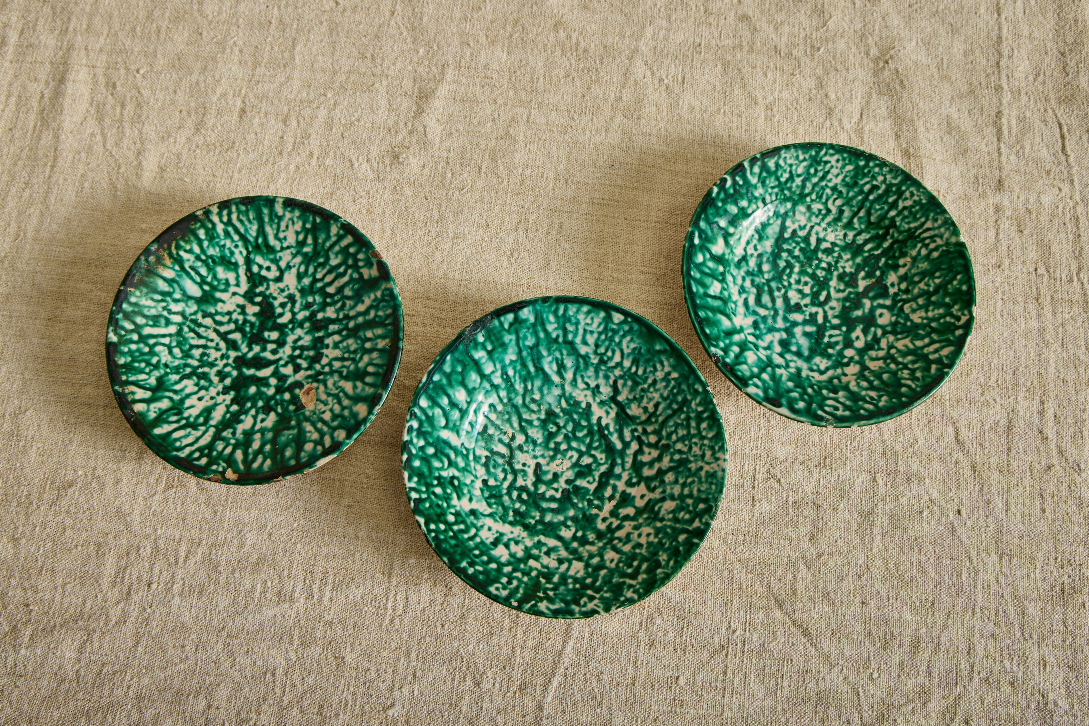 Nicky Kehoe - VTG ITALIAN GREEN CERAMIC DISH