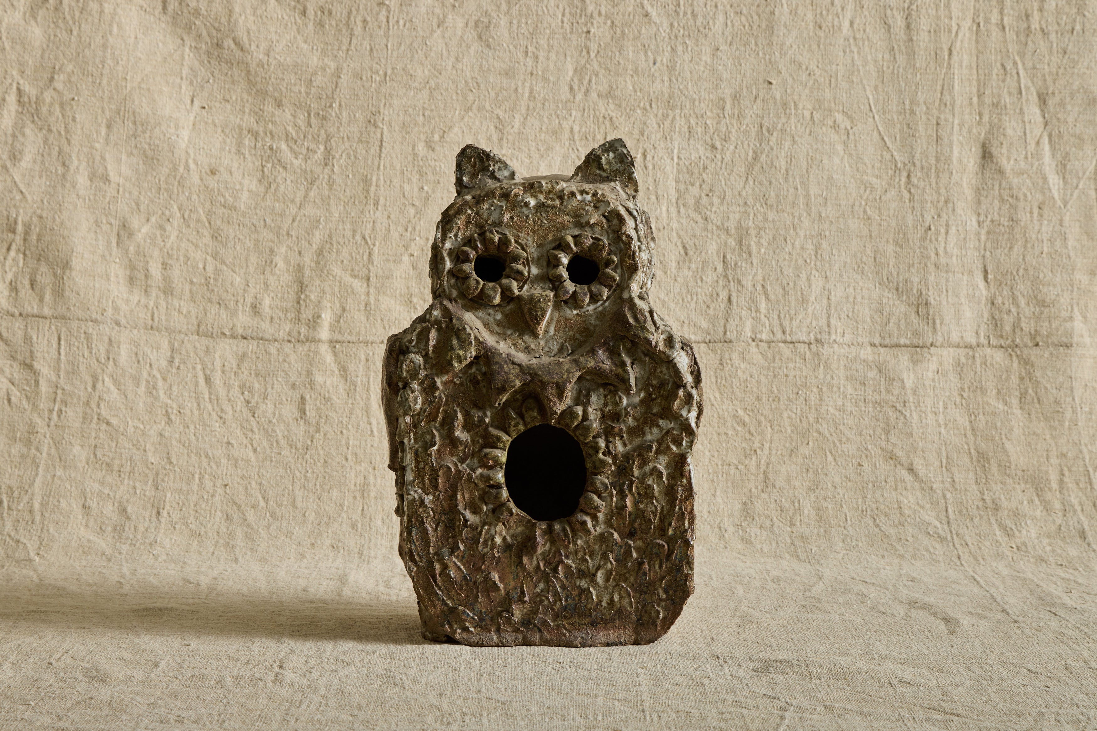 Nicky Kehoe - Terracotta Owl Sculpture