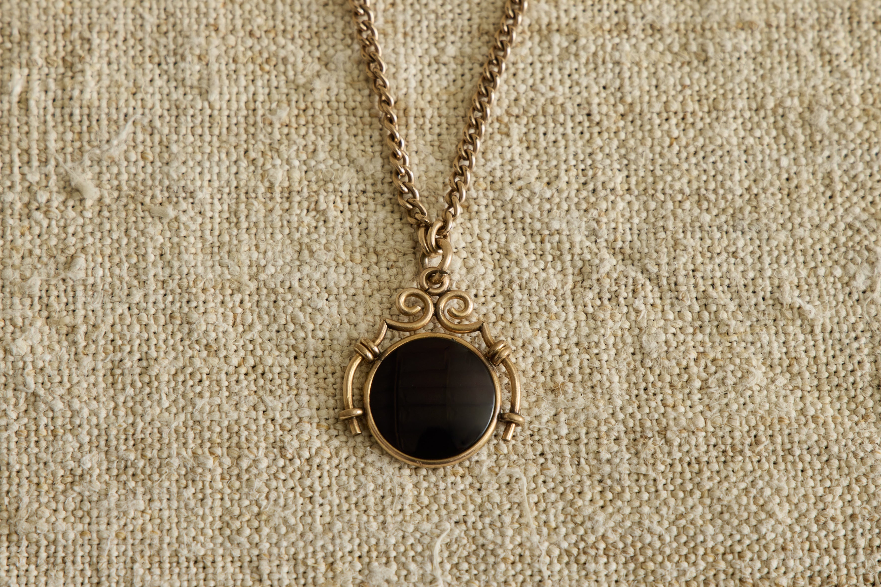 Nicky Kehoe - 19th Century Round Intaglio Necklace