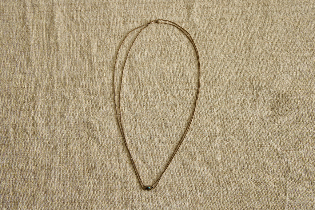 Nicky Kehoe - 19th Century Turquoise Slide Chain Necklace