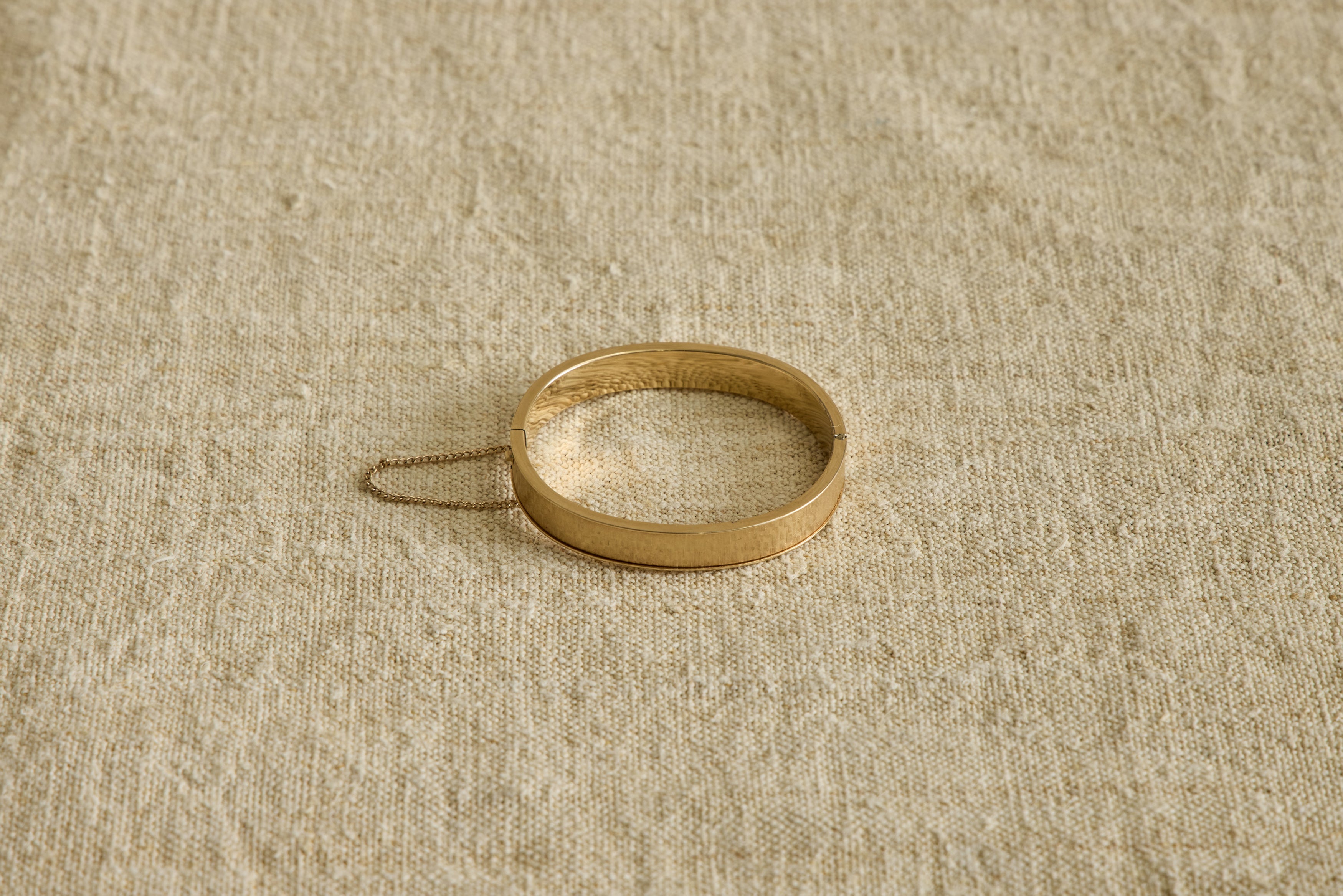 Nicky Kehoe - 1950s Florentine Finish Hinge Bracelet