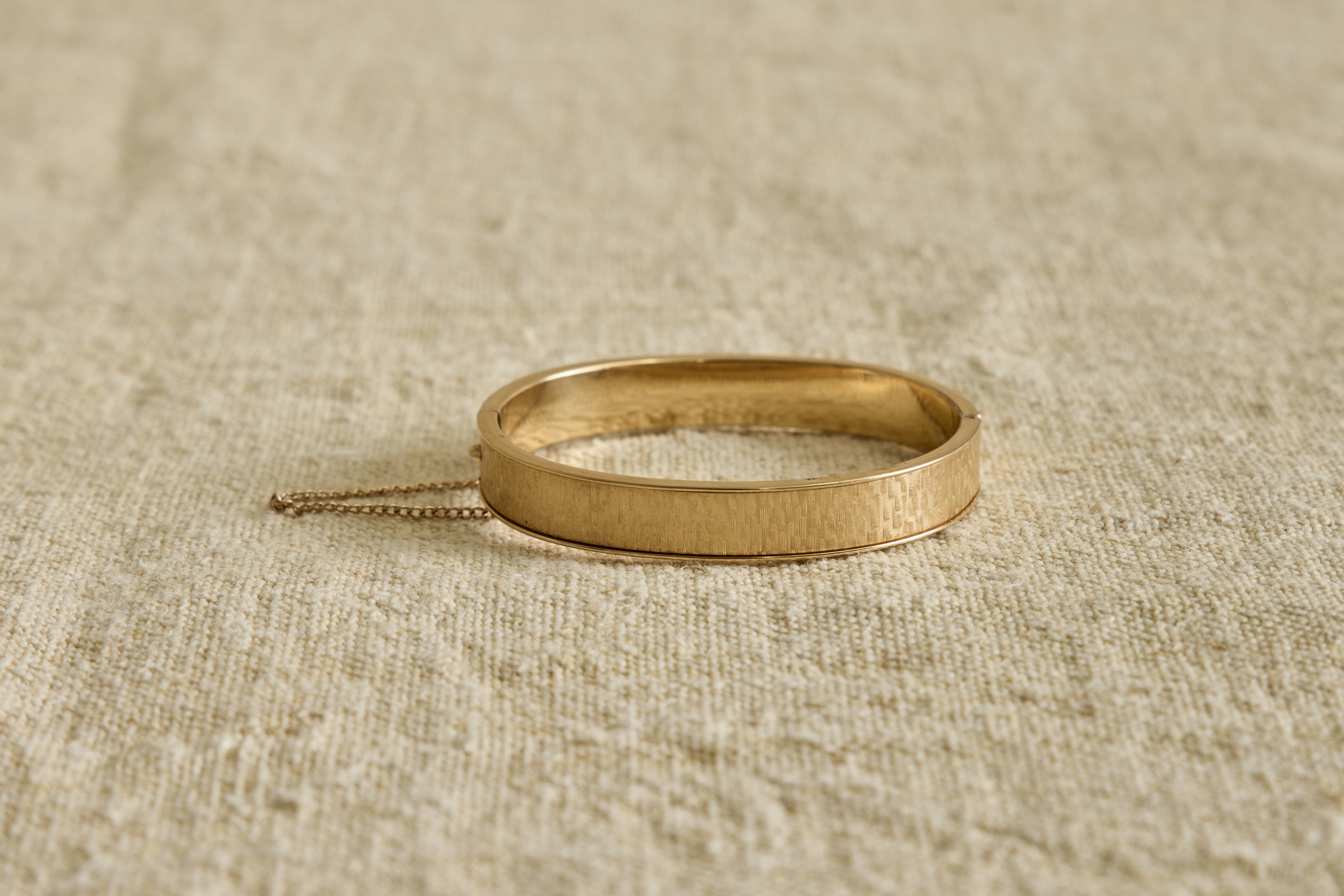 Nicky Kehoe - 1950s Florentine Finish Hinge Bracelet
