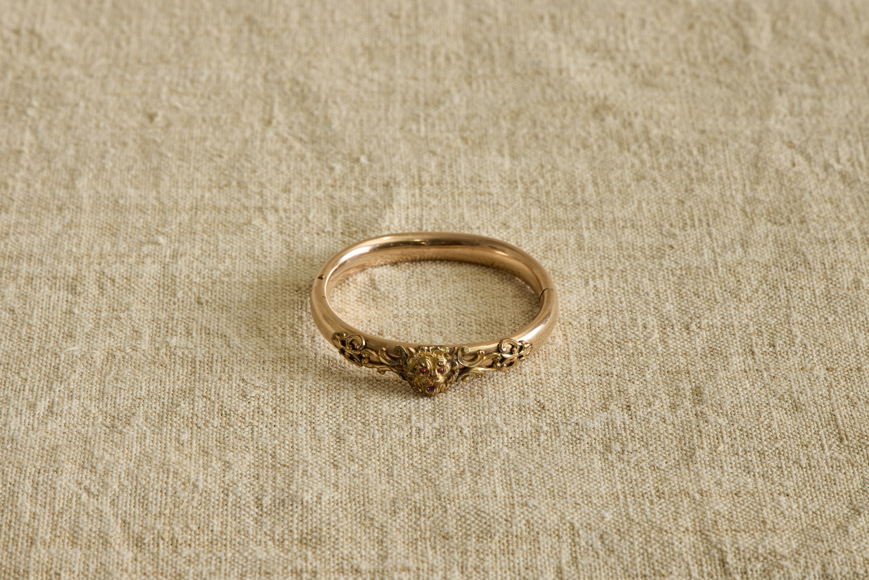 Nicky Kehoe - Late 19th Century Lion Head Bangle