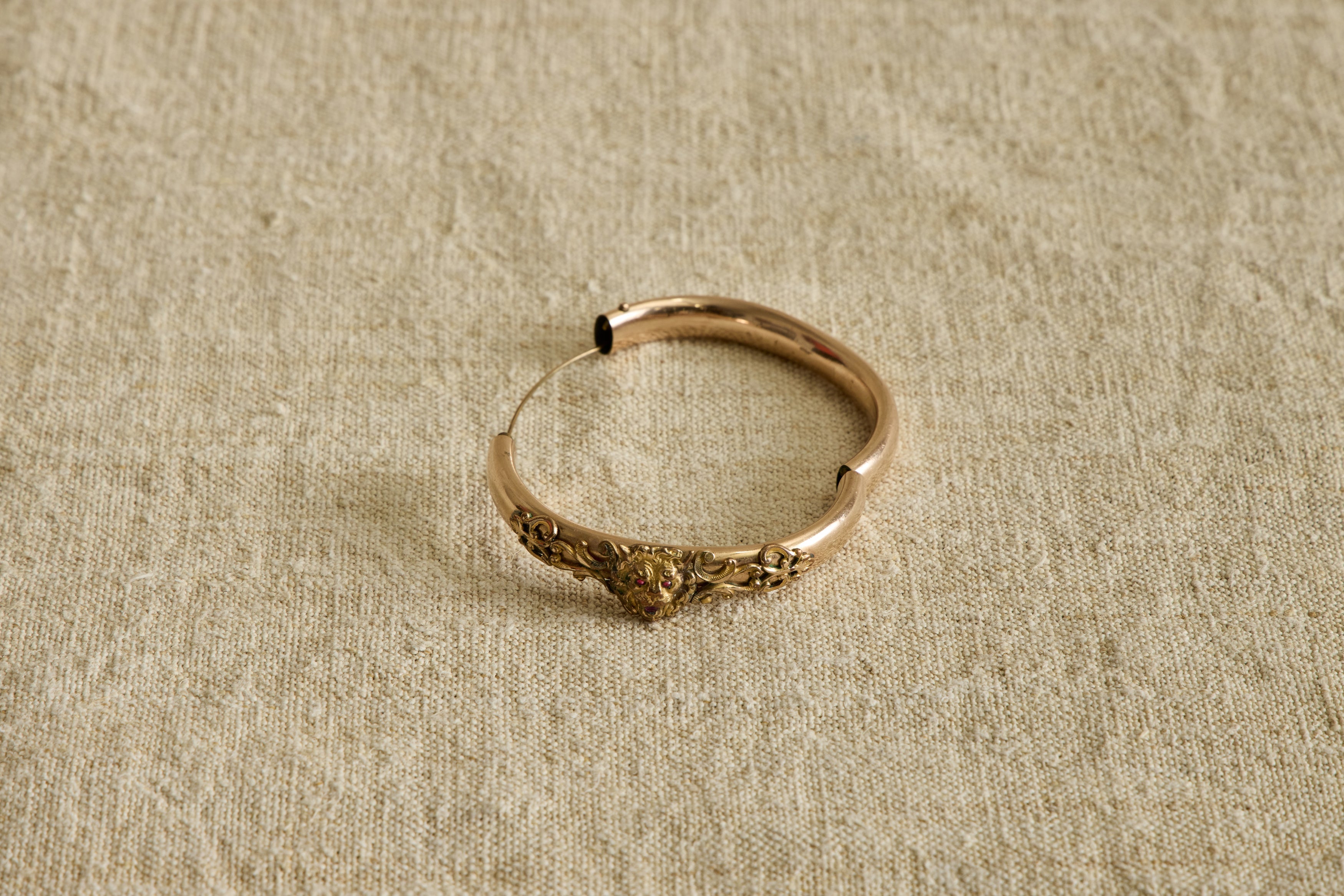 Nicky Kehoe - Late 19th Century Lion Head Bangle