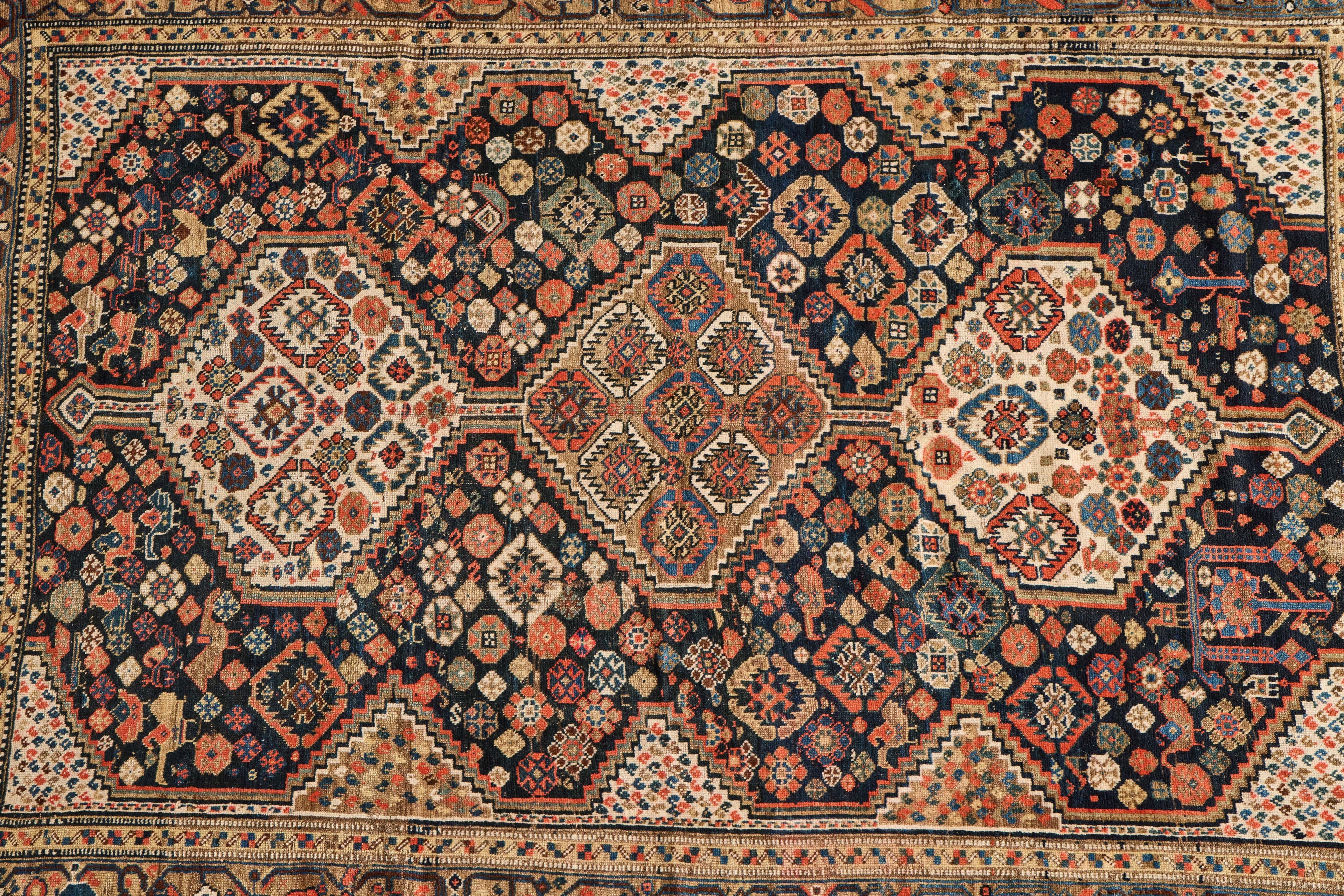 Nicky Kehoe - Colorful Shiraz Rug 6’9 X 9’