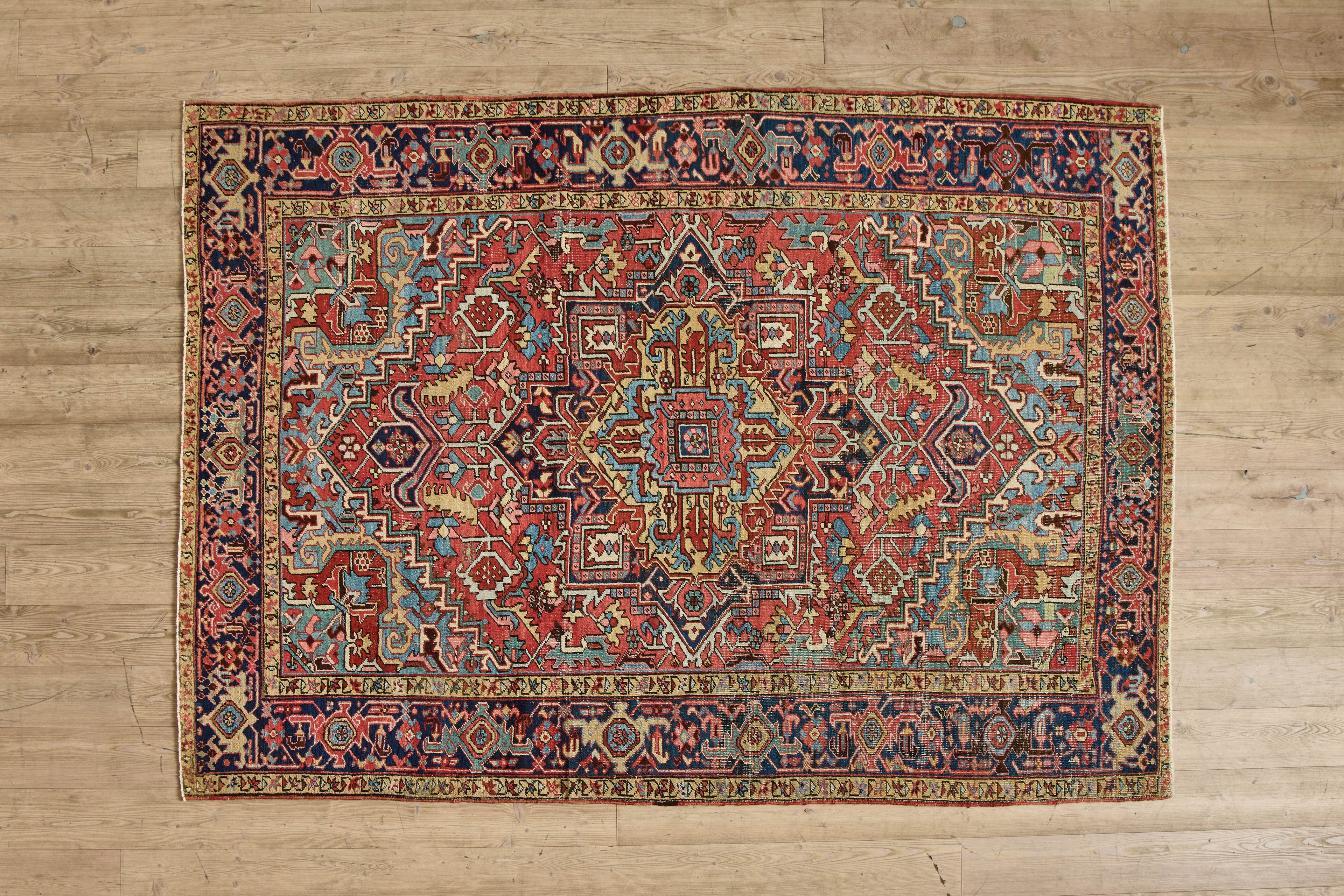 Nicky Kehoe - Multicolor Heriz Rug 7’2 X 9’11
