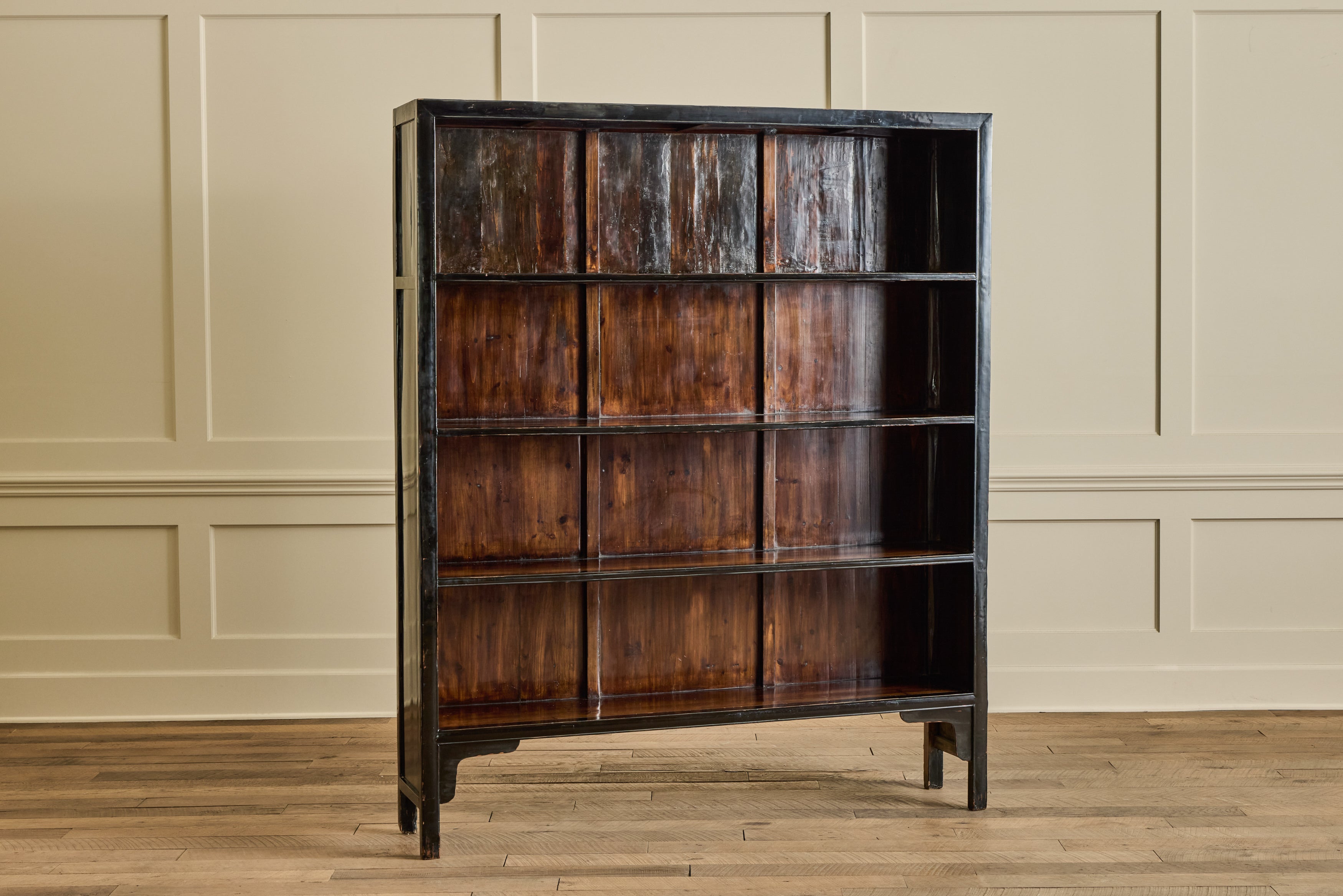Nicky Kehoe - VTG BLACK LACQUERED BOOKCASE