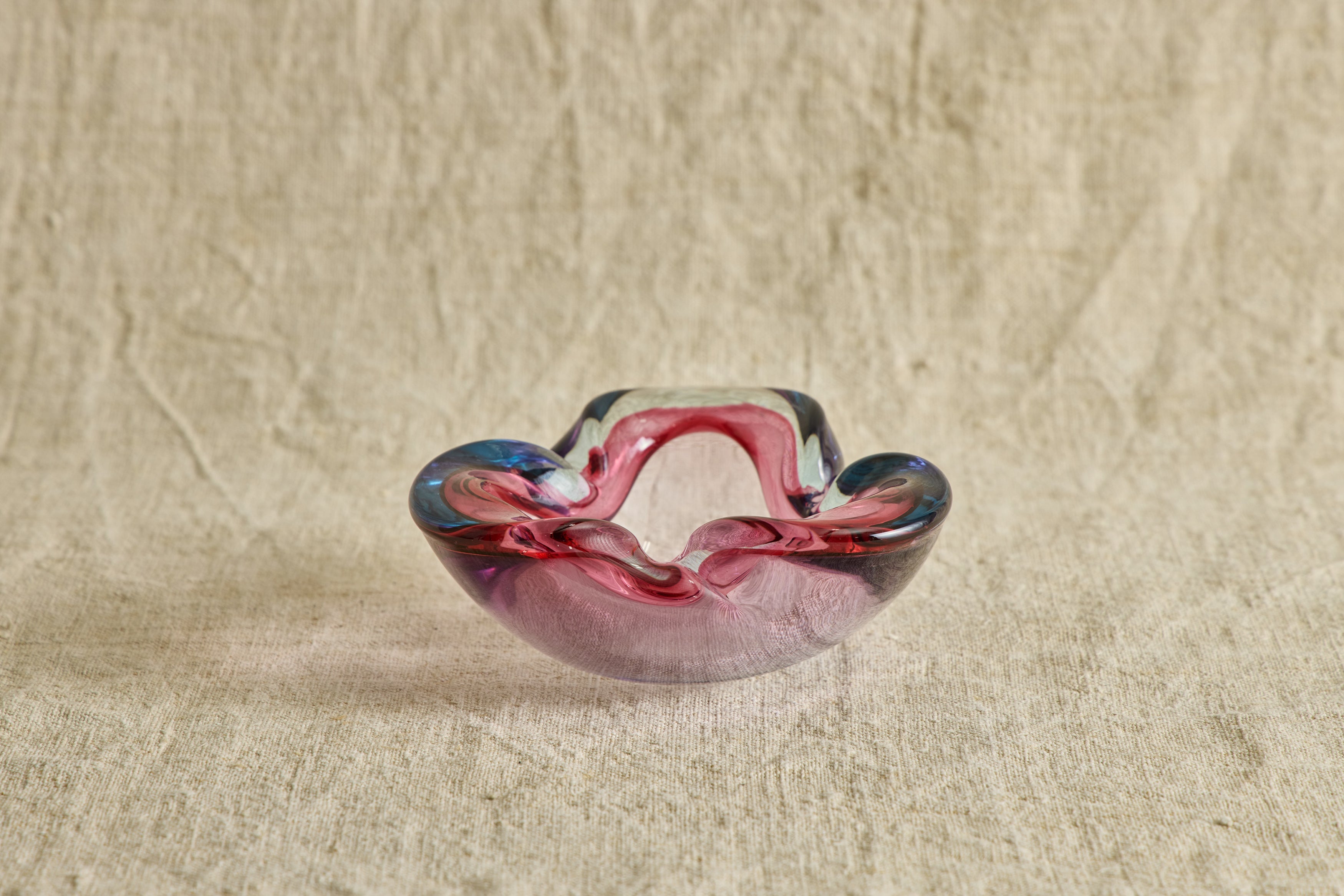 Nicky Kehoe - Pink & Blue Murano Dish