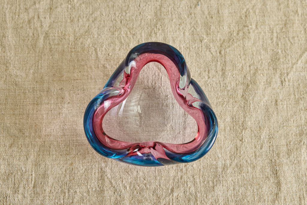 Nicky Kehoe - Pink & Blue Murano Dish
