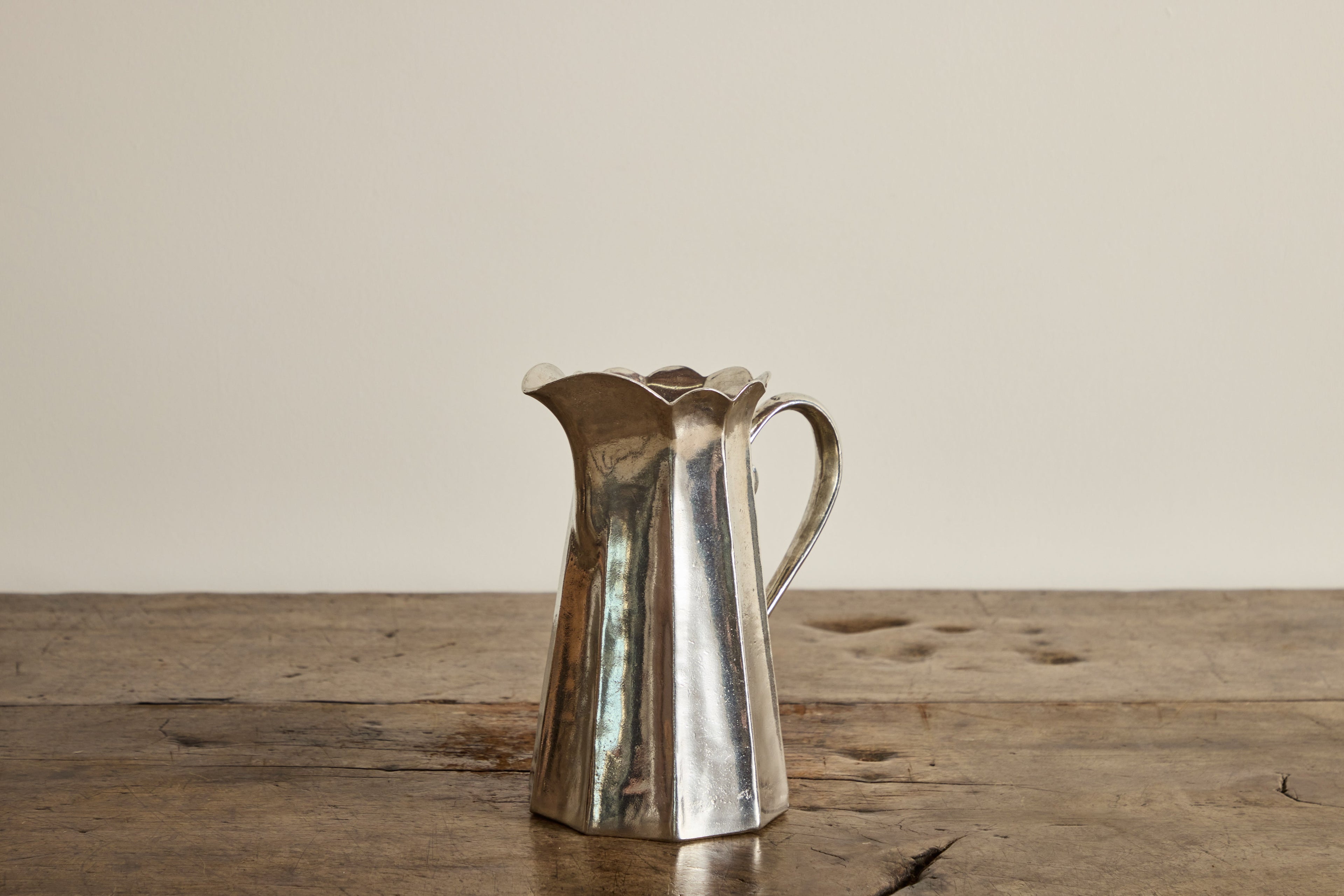 Nicky Kehoe - Italian Pewter Scalloped Pitcher