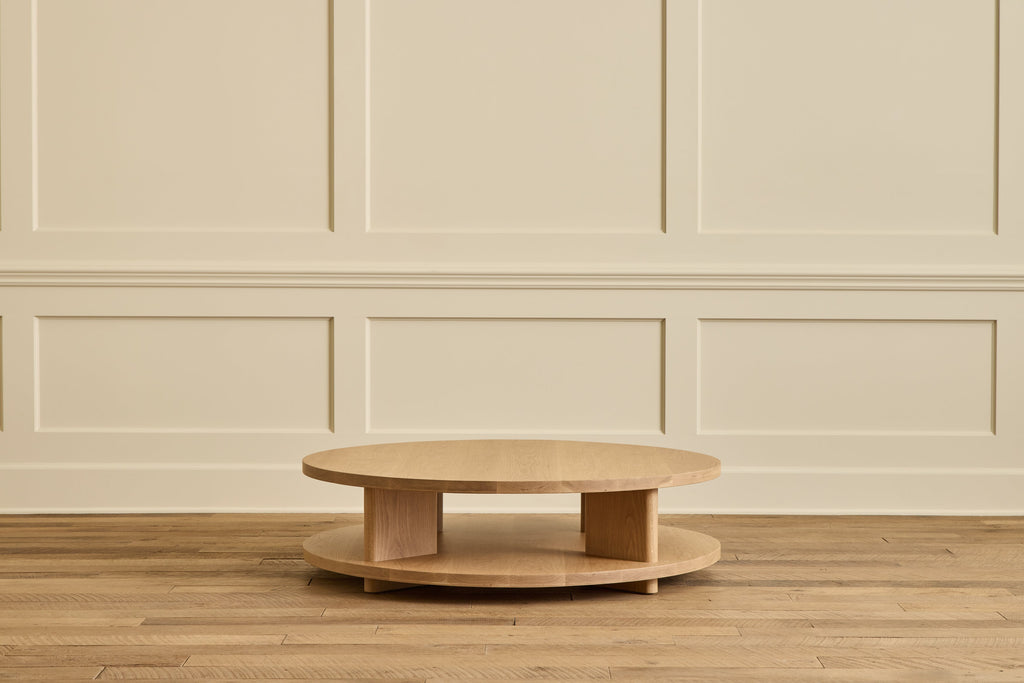 Nicky Kehoe - Round Shelf Coffee Table, 48"