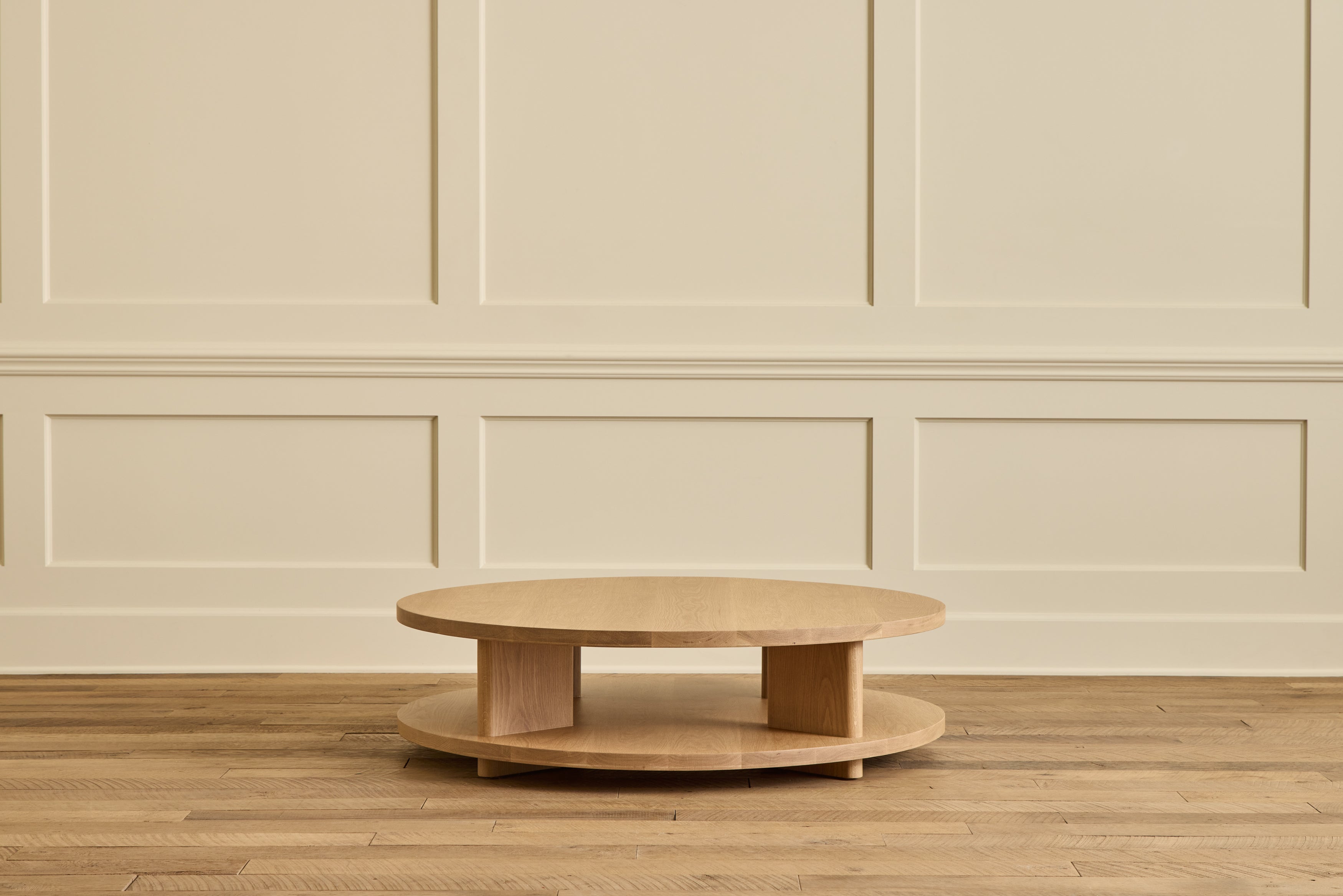 Nicky Kehoe - Round Shelf Coffee Table, 48"