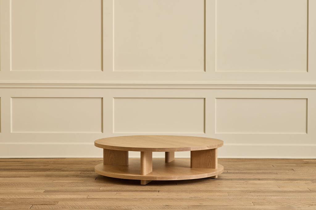 Nicky Kehoe - Round Shelf Coffee Table, 48"