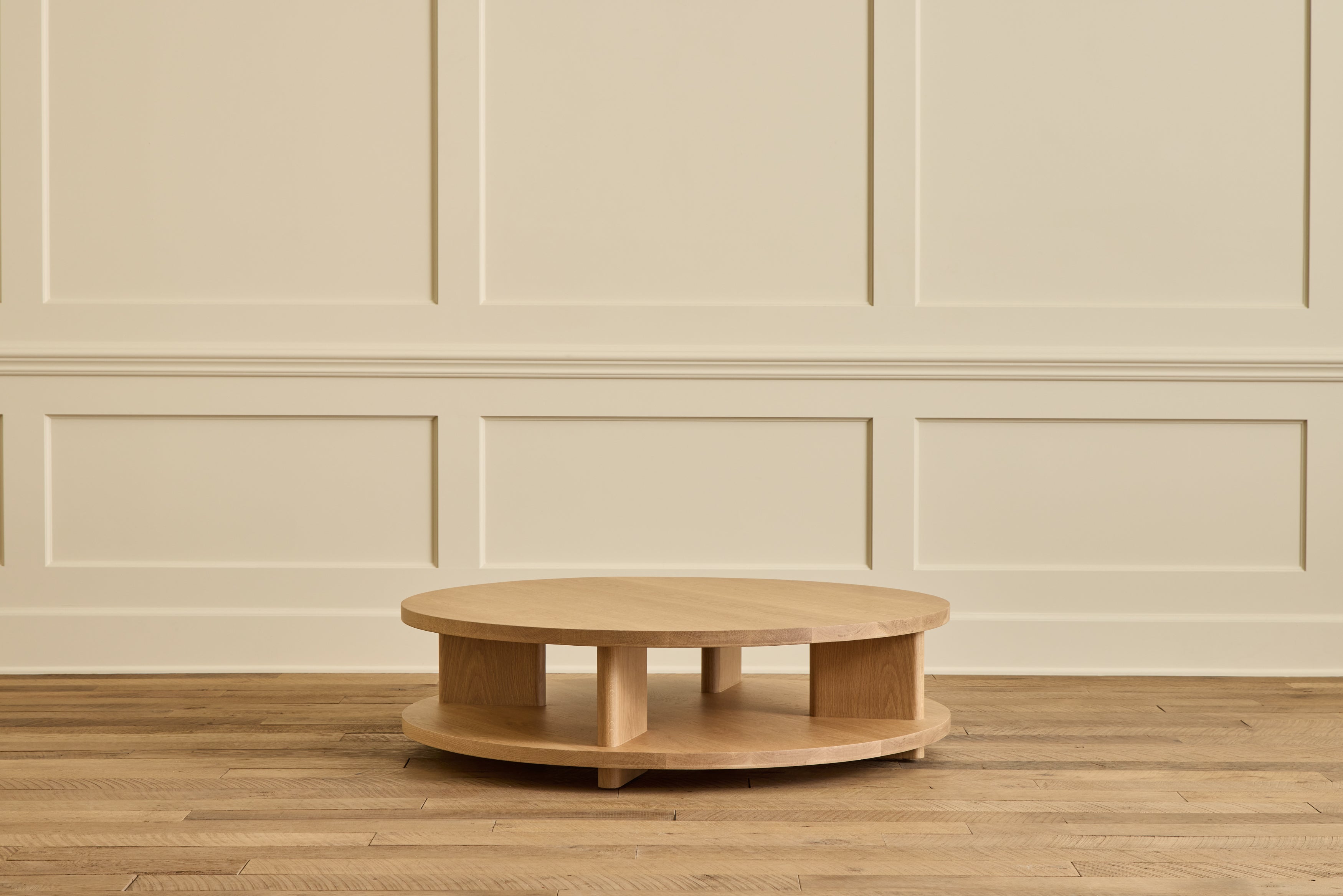 Nicky Kehoe - Round Shelf Coffee Table, 48"
