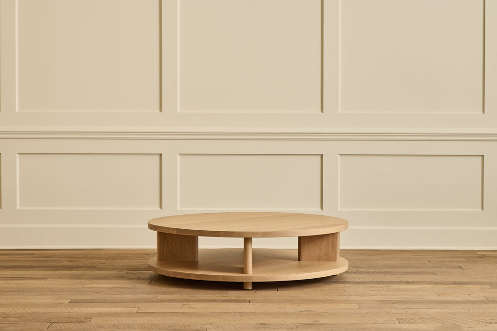 Nicky Kehoe - Round Shelf Coffee Table, 48"