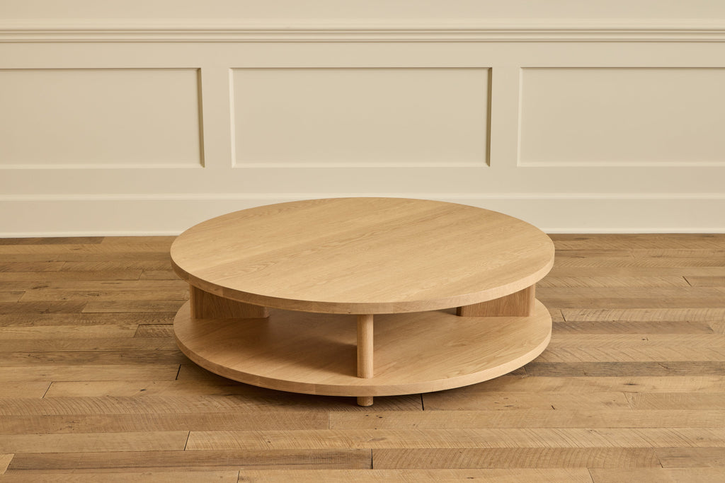 Nicky Kehoe - Round Shelf Coffee Table, 48"